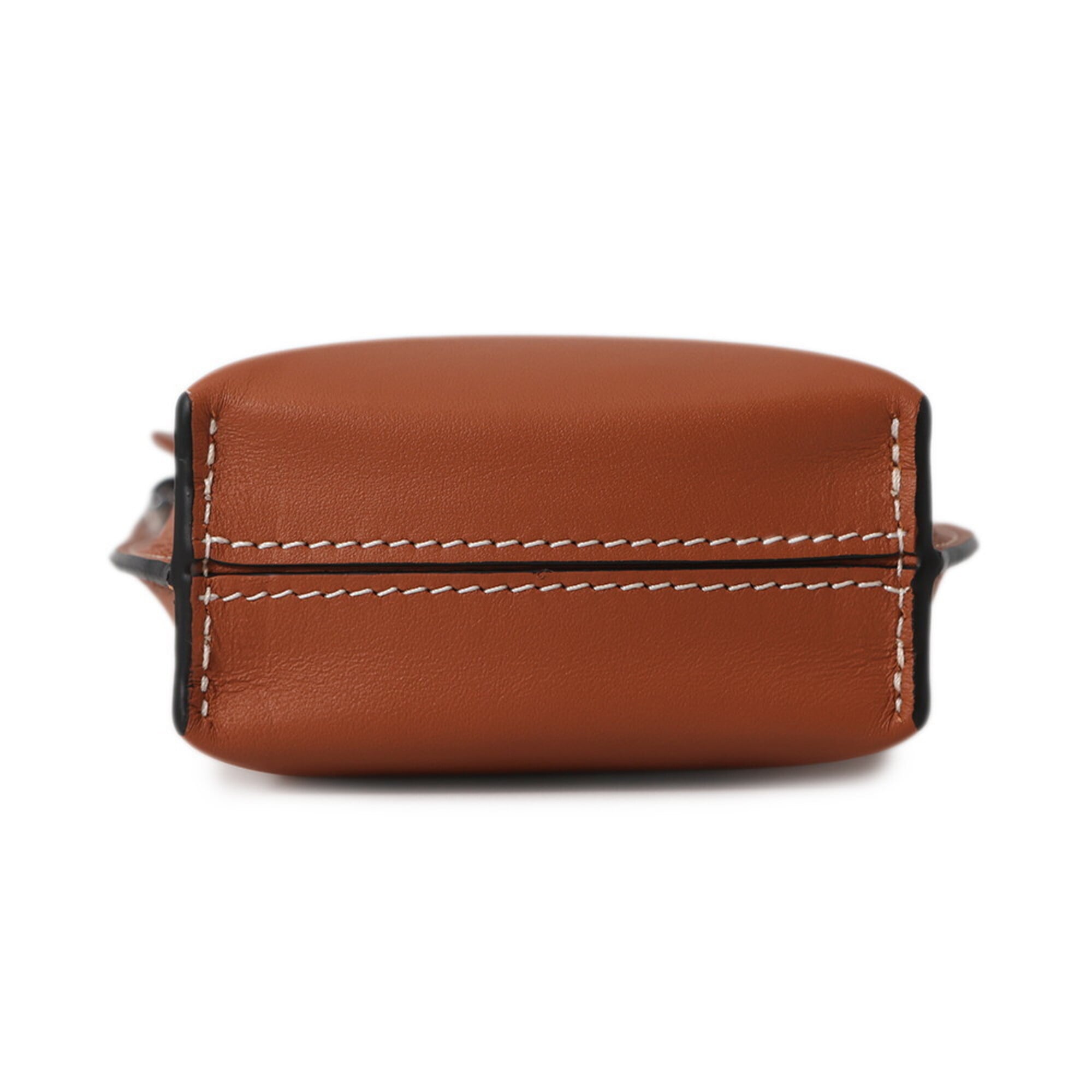 Loewe Brown Leather Handbag Pochette Pouch (Pre-Owned)