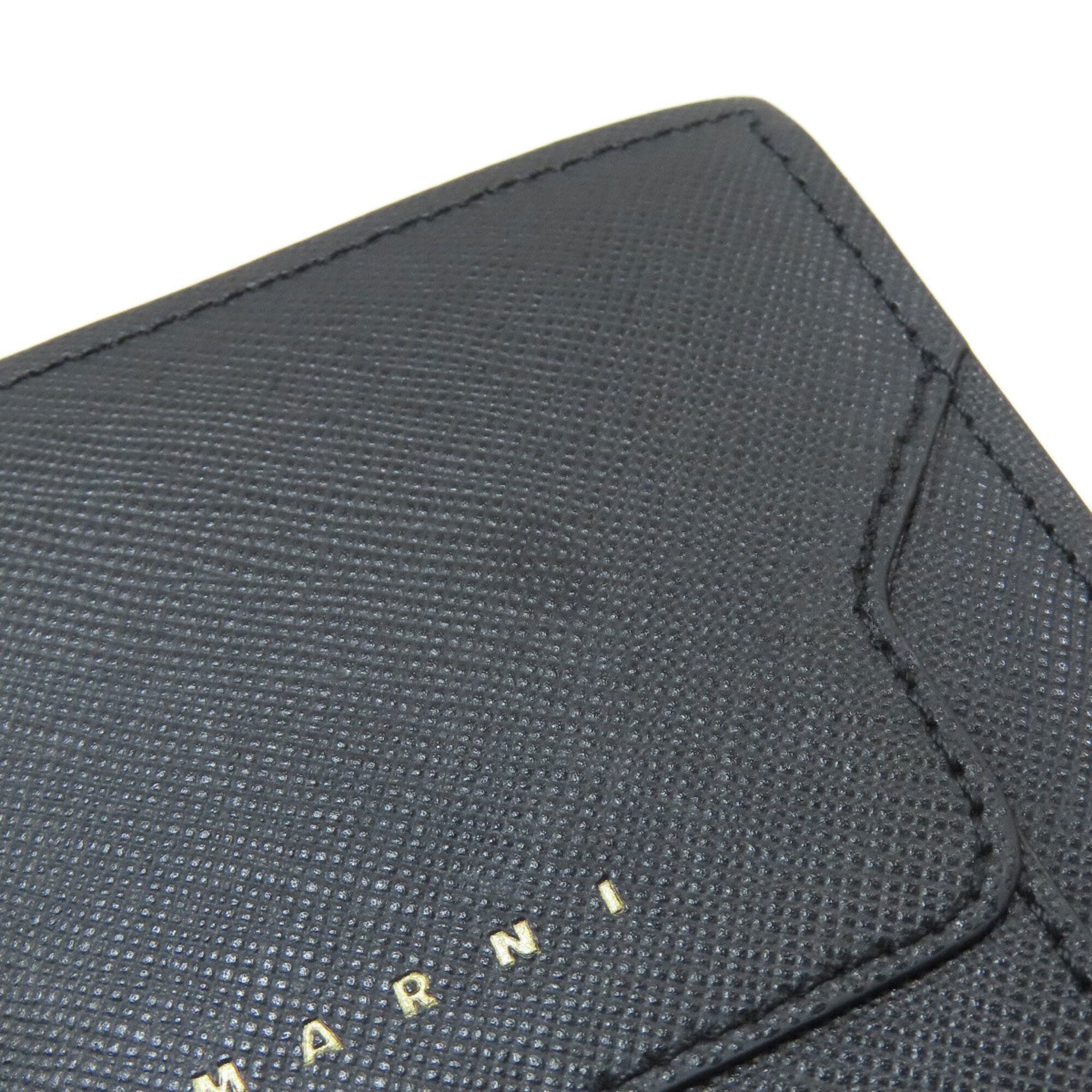 Marni Black Leather Wallet (Bi-Fold) (Pre-Owned)