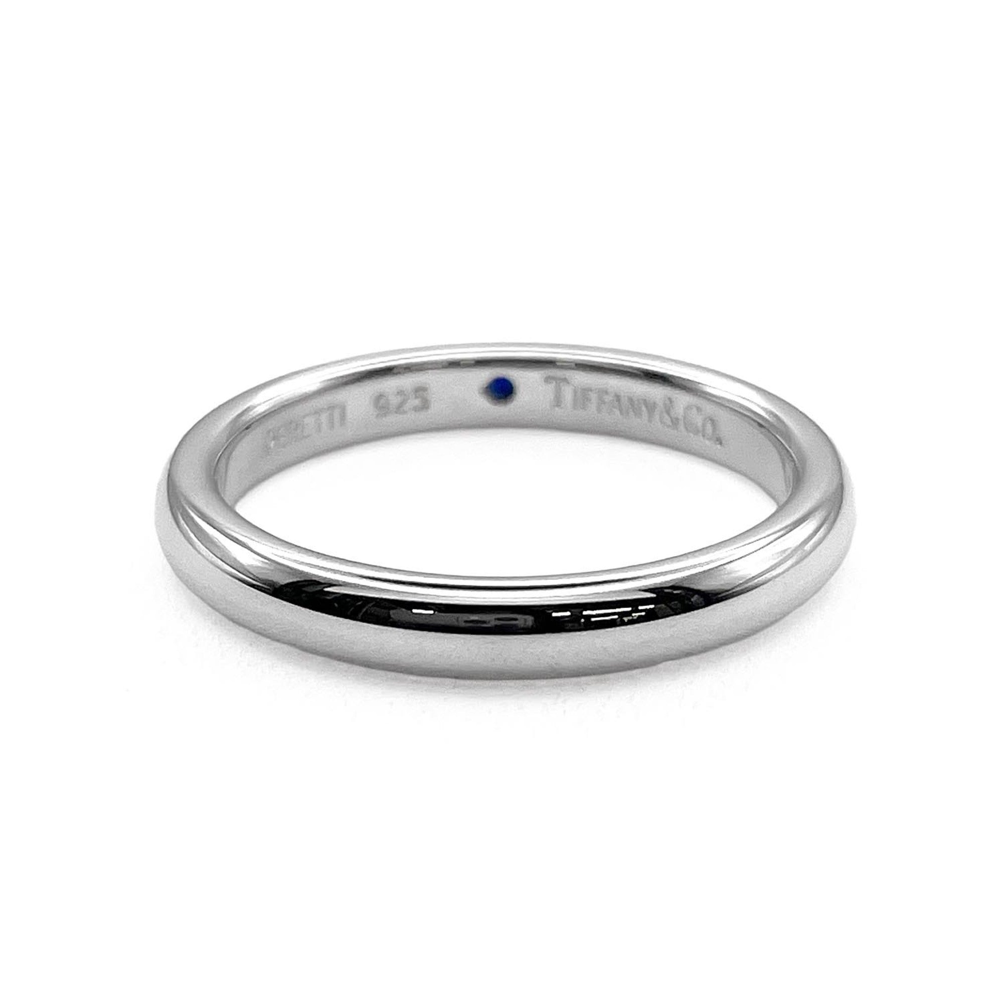 Tiffany Silver Silver 925 Band Ring (Pre-Owned)