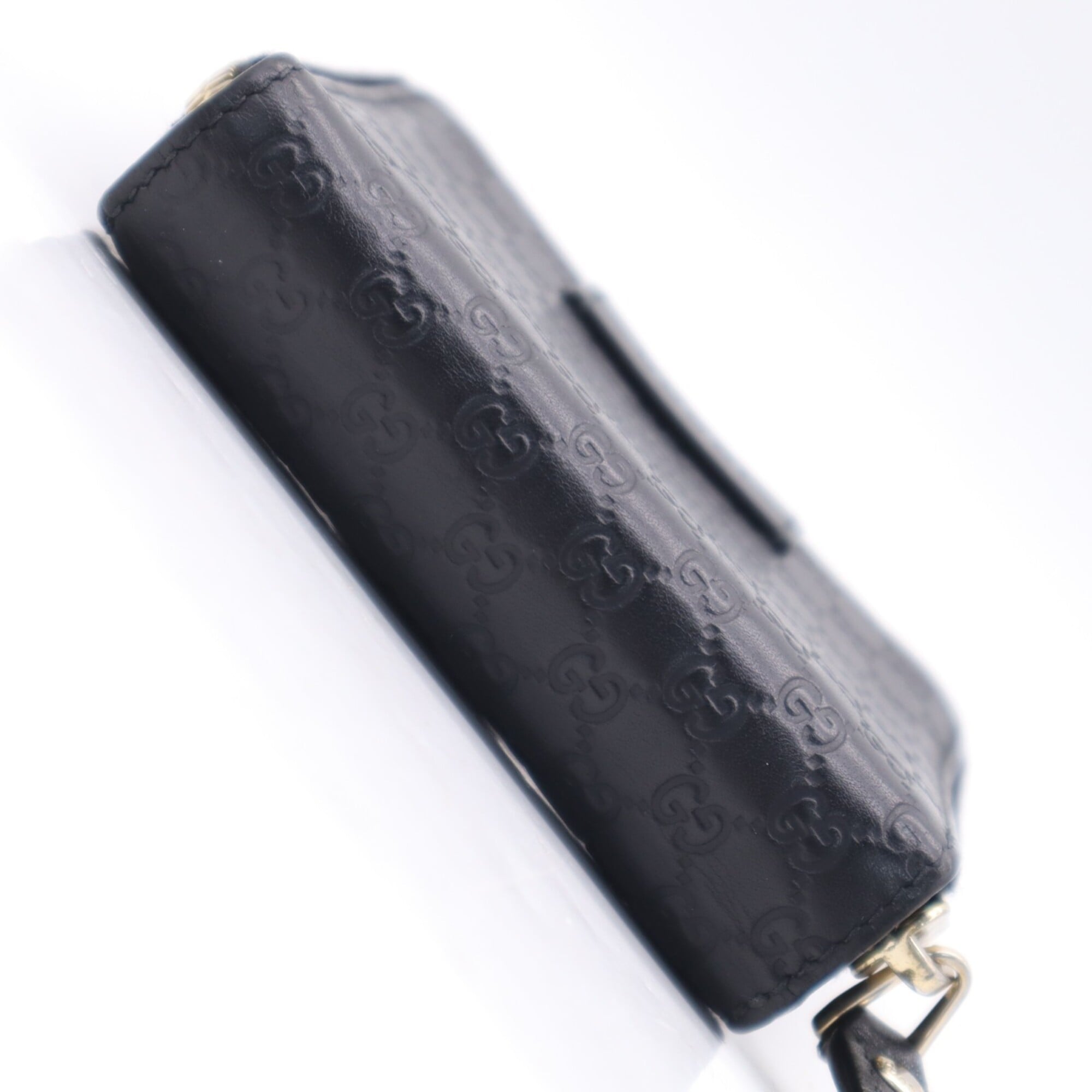 Gucci Microguccissima Black Leather Wallet (Bi-Fold) (Pre-Owned)