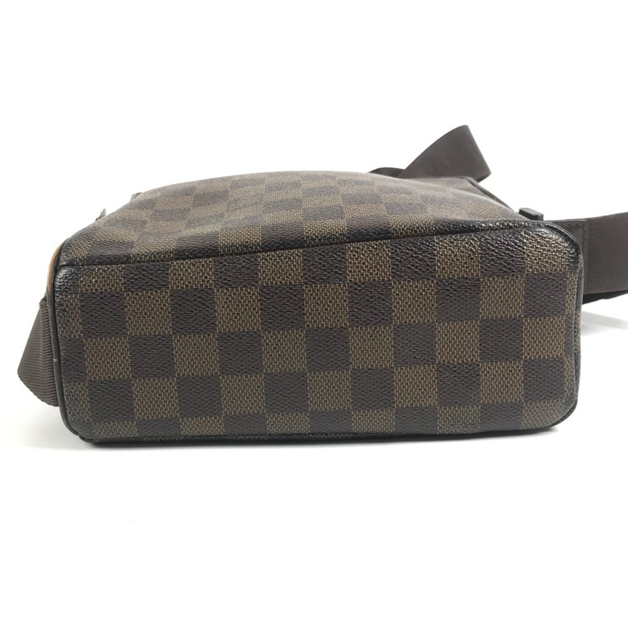 Louis Vuitton Brown Ebene Damier Canvas Pochette Shoulder Bag (Pre-Owned)