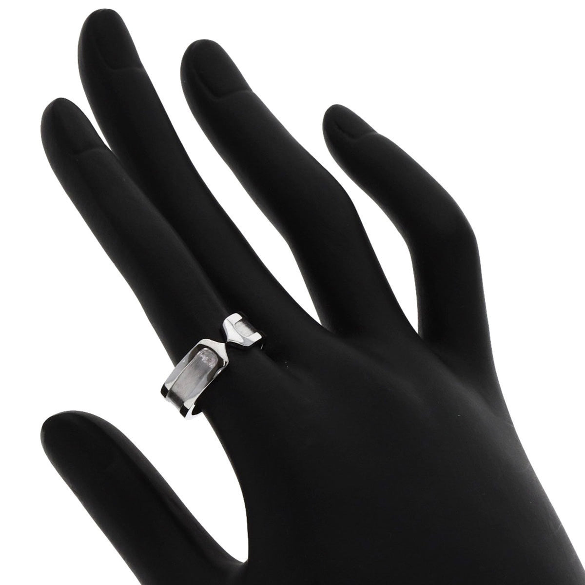 Cartier C2 White Gold (18K) Band Ring (Pre-Owned)