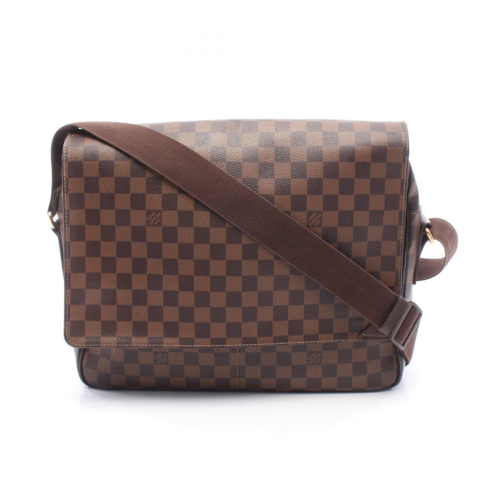 Louis Vuitton Brown Damier Canvas Coated Canvas Leather Shoulder Bag (Pre-Owned)