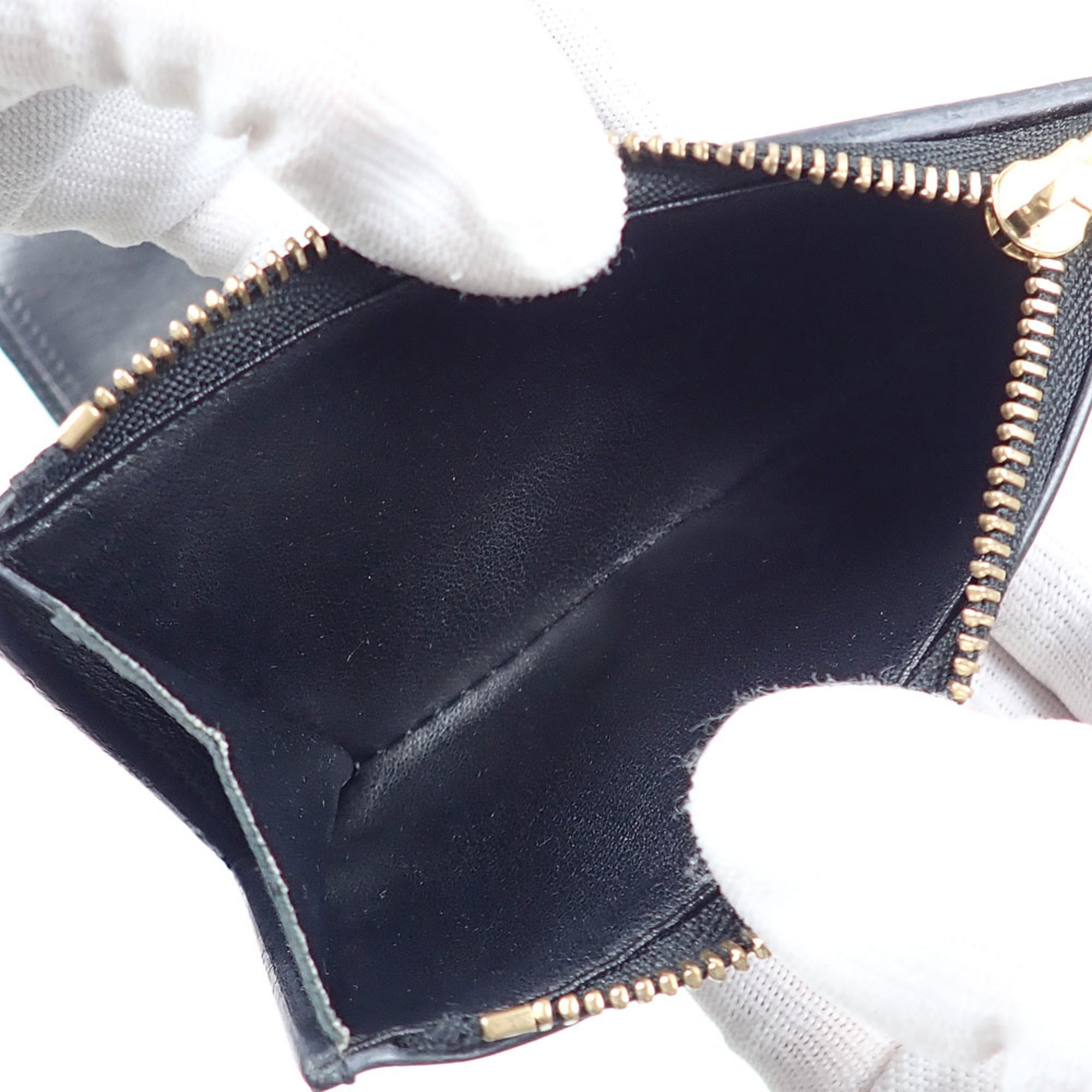 Louis Vuitton Black Monogram Noir Monogram Wallet (Tri-Fold) (Pre-Owned)