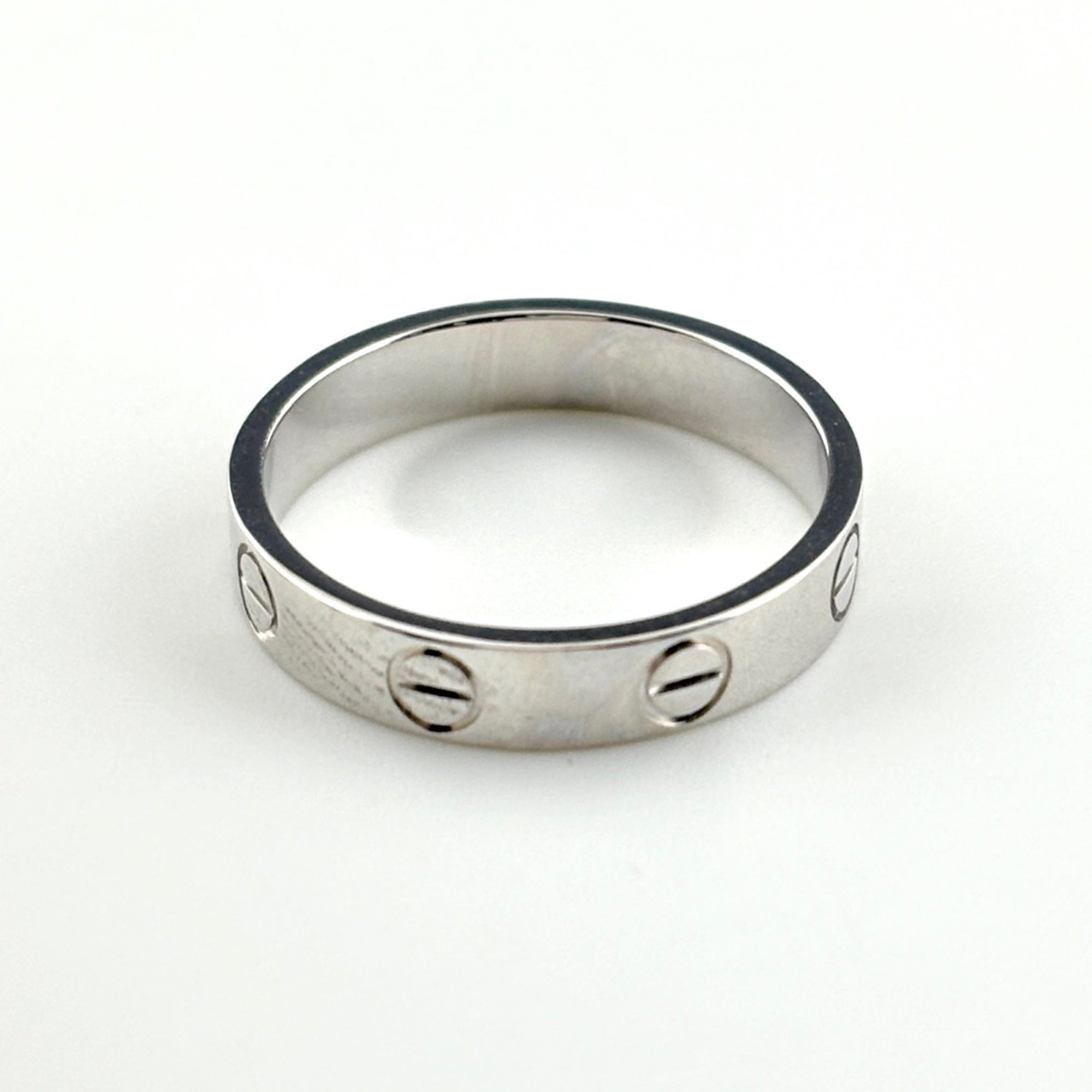 Cartier Silver Band Ring (Pre-Owned)
