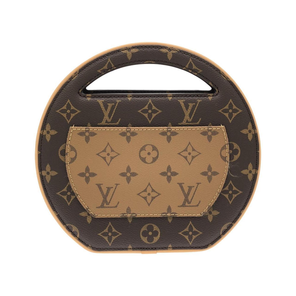 Louis Vuitton Marron Coated Canvas Shoulder Bag (Pre-Owned)