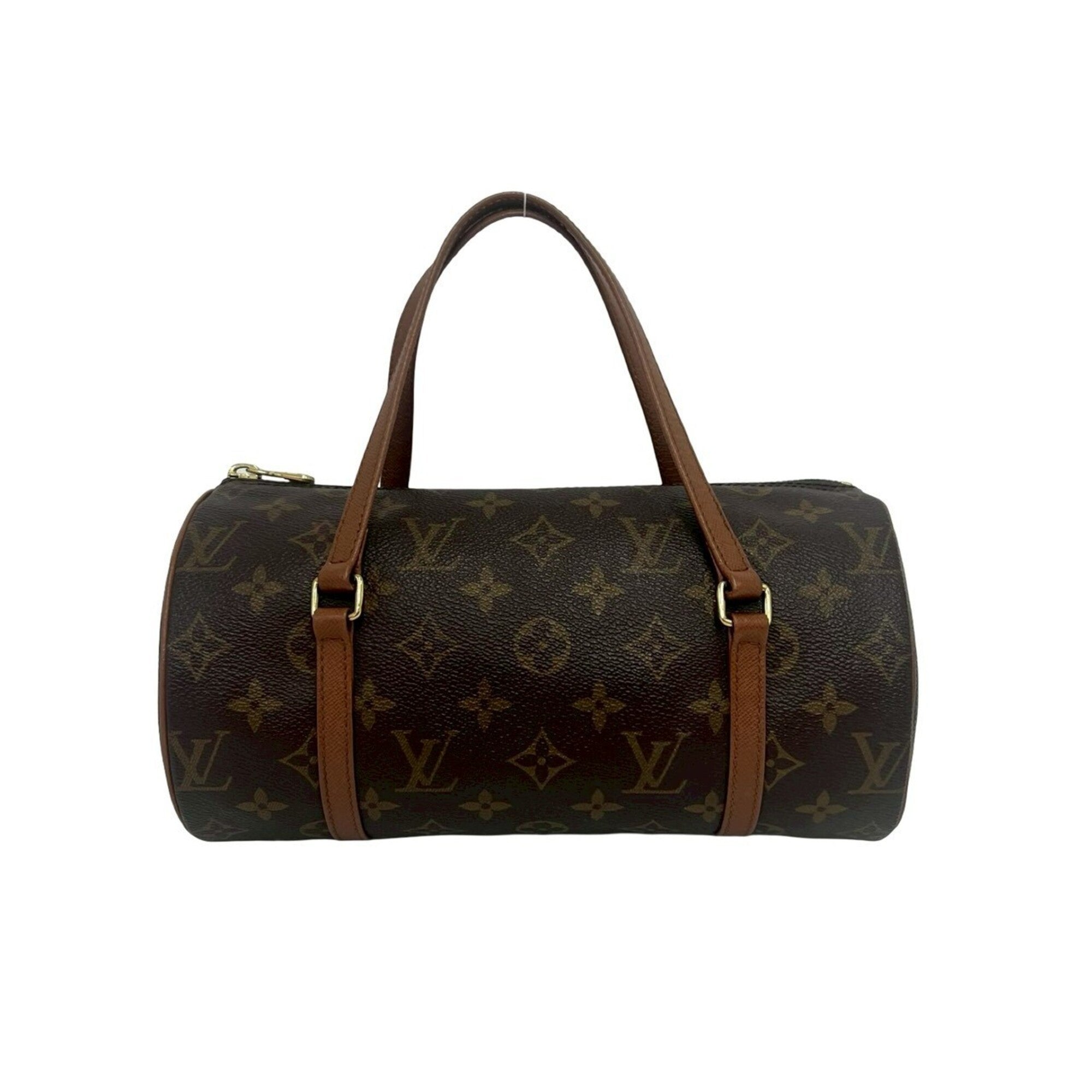Louis Vuitton Brown Pvc Leather Boston Bag Handbag (Pre-Owned)