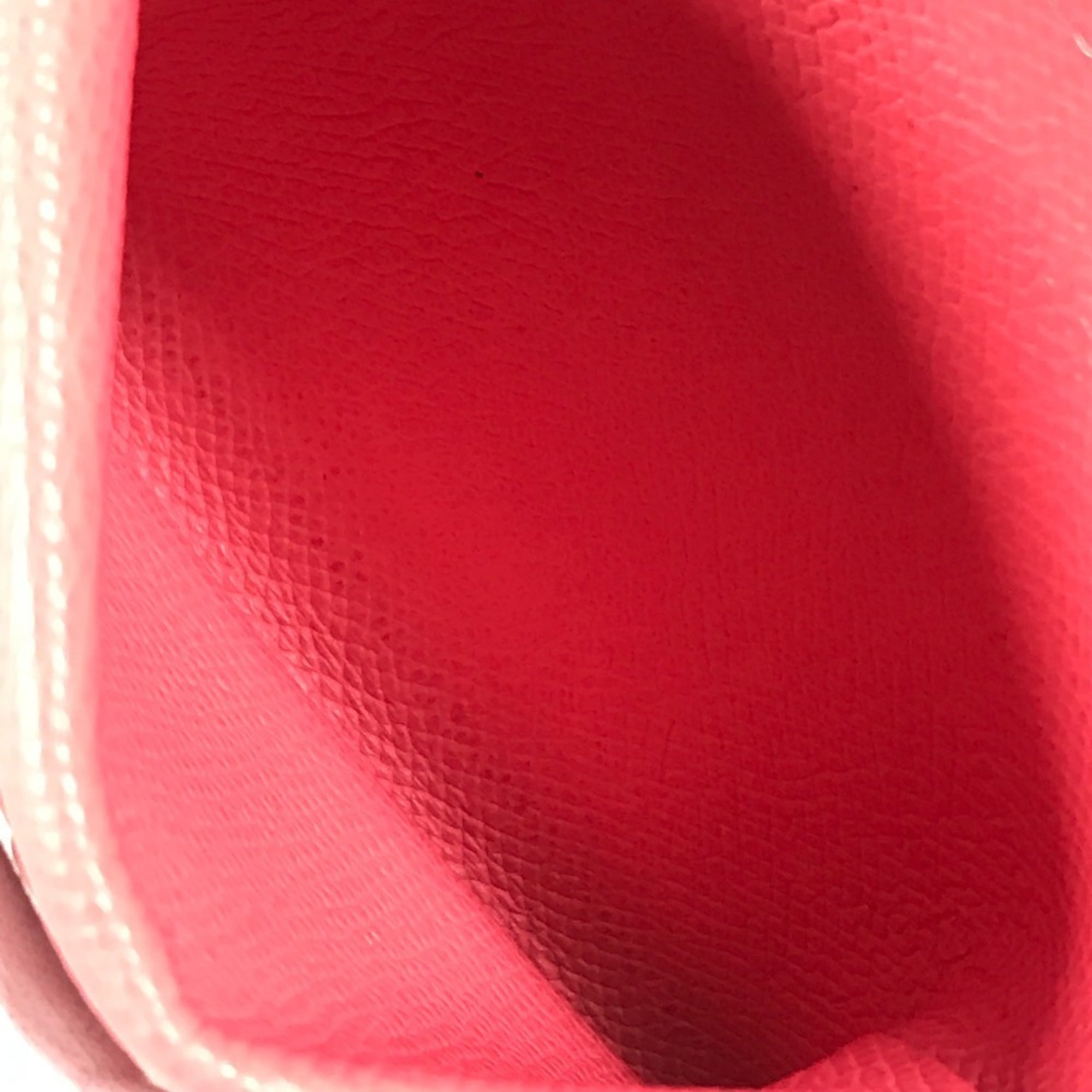 Hermes Pink Rose Azalee Epsom Leather Coin Purse/Coin Case (Pre-Owned)