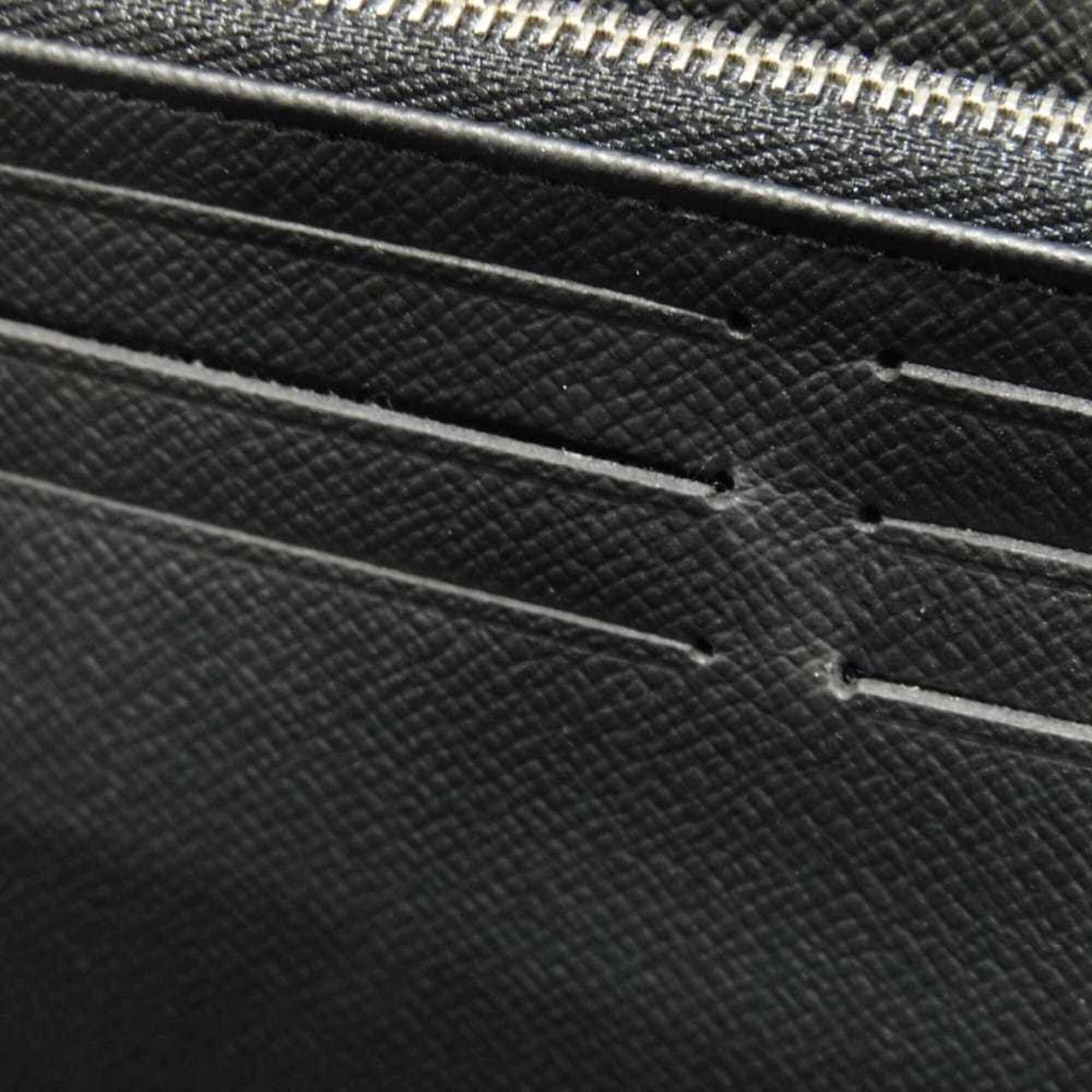 Louis Vuitton Damier Graphite Black Noir Damier Graphite Canvas Leather Long Wallet (Bi-Fold) (Pre-Owned)