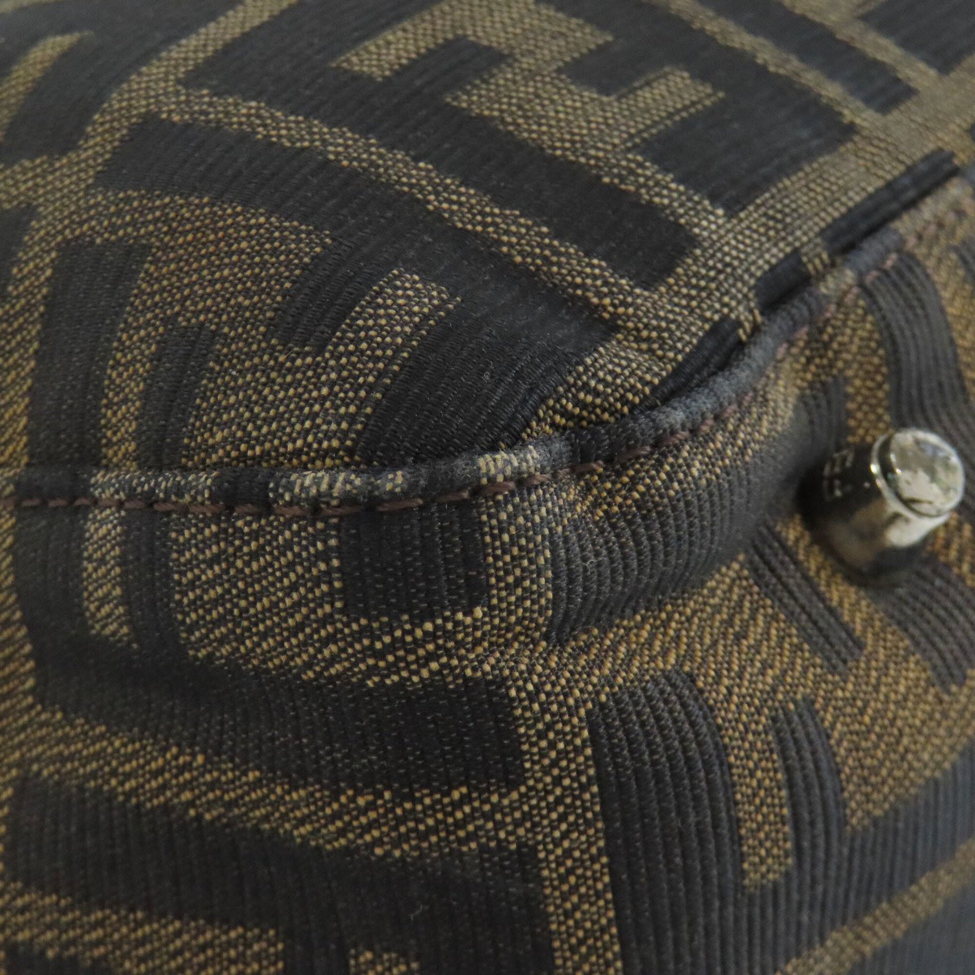Fendi Brown Canvas Tote Bag (Pre-Owned)