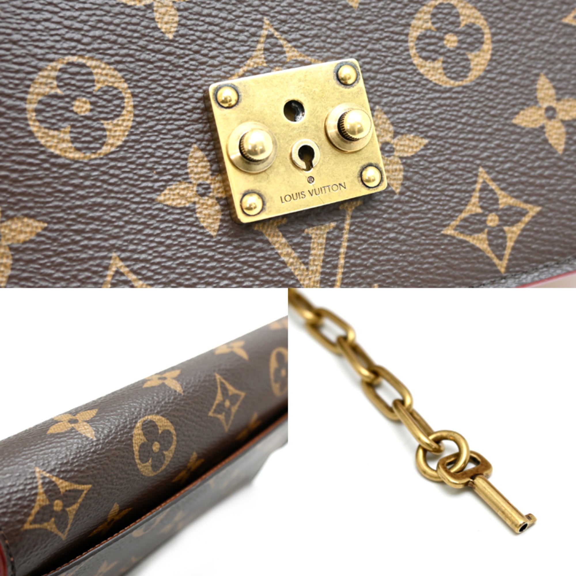 Louis Vuitton Brown Monogram Pouch (Pre-Owned)