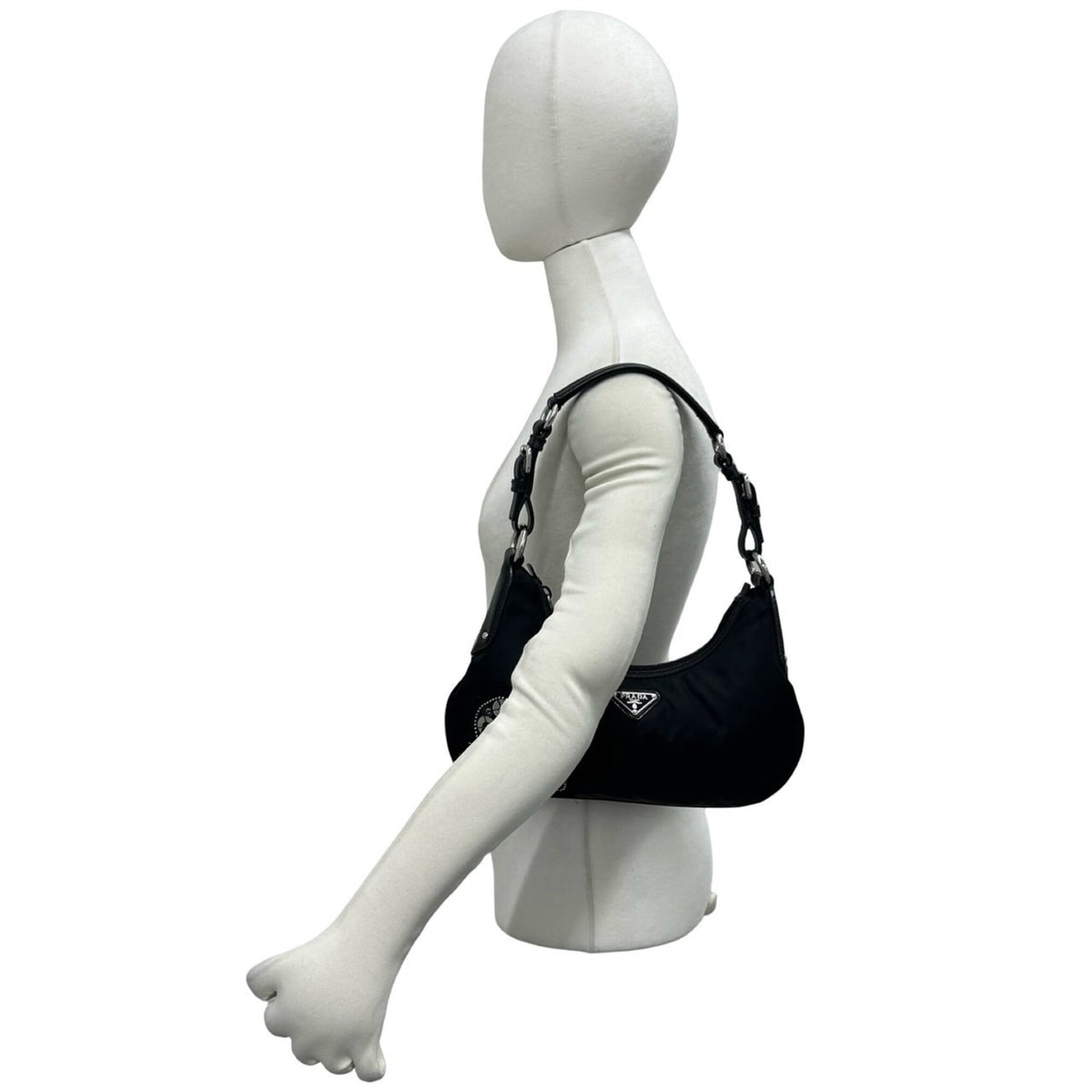 Gucci Black Canvas Leather Boston Bag Handbag (Pre-Owned)