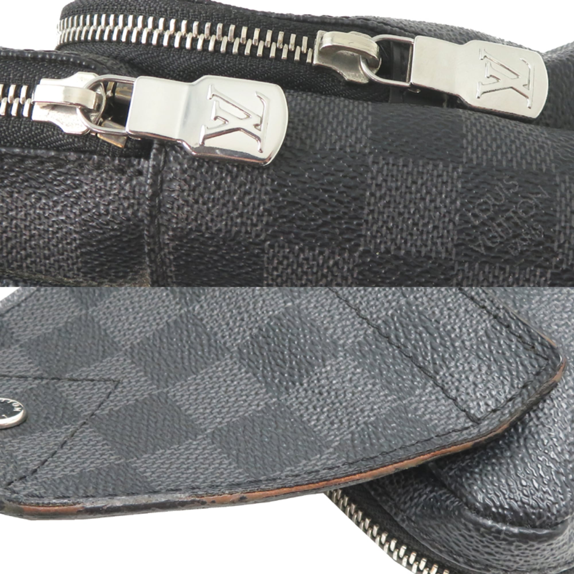 Louis Vuitton Black Damier Graphite Sling Bag (Pre-Owned)