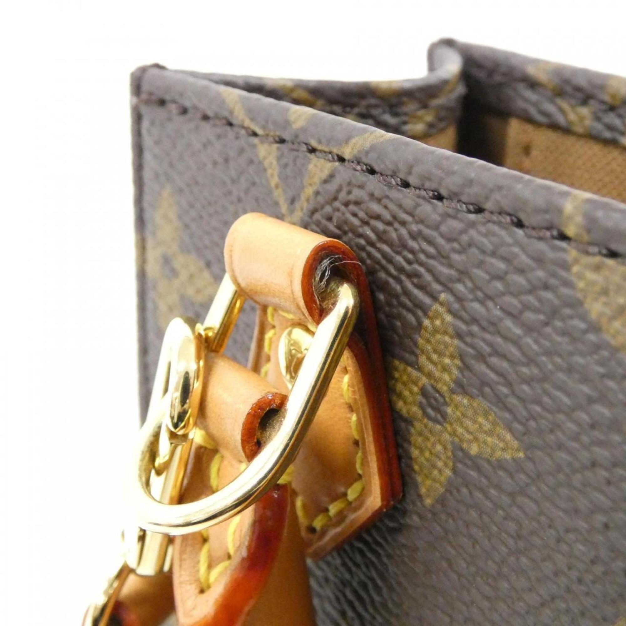 Louis Vuitton Marron Coated Canvas Handbag (Pre-Owned)