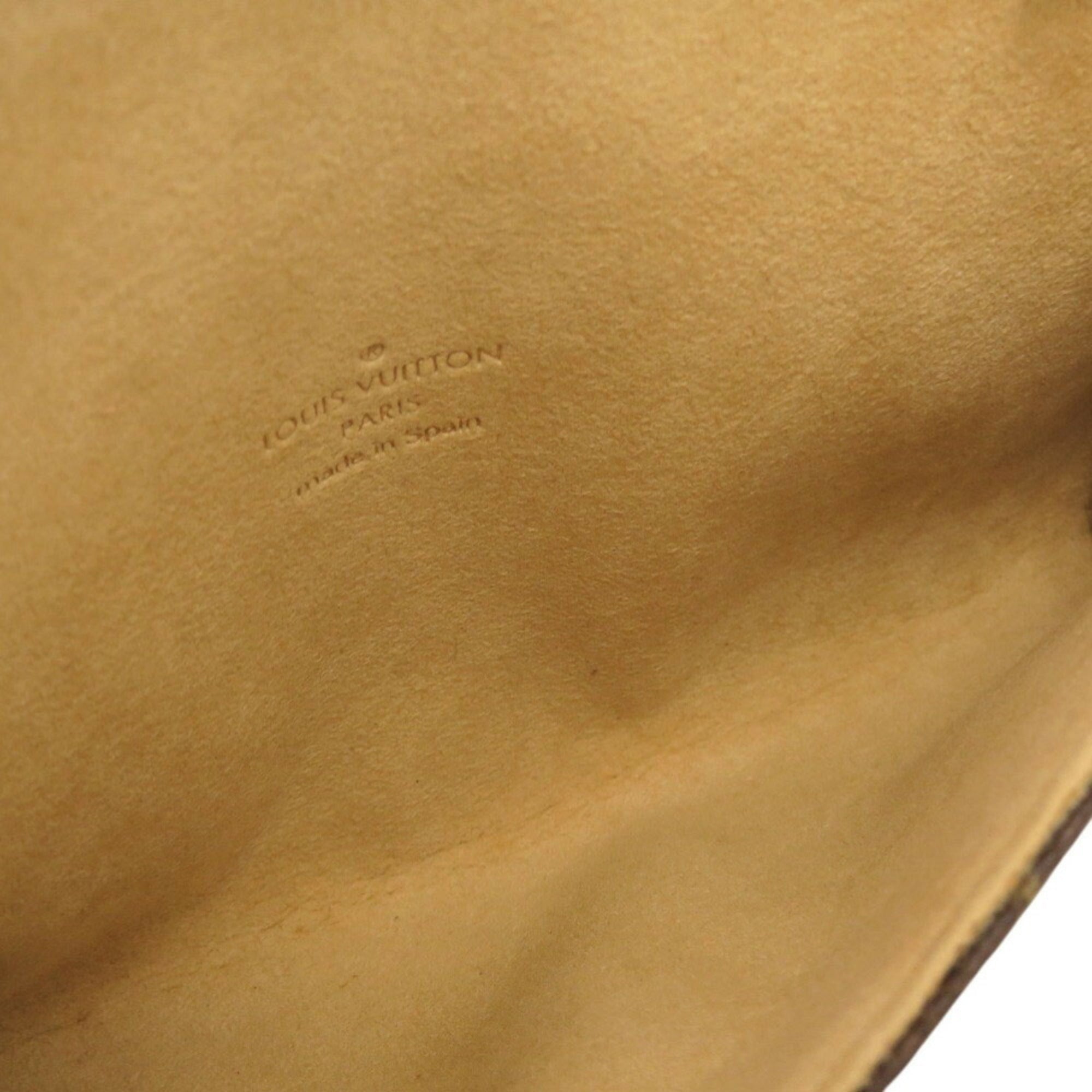 Louis Vuitton Brown Monogram Pochette Shoulder Bag (Pre-Owned)