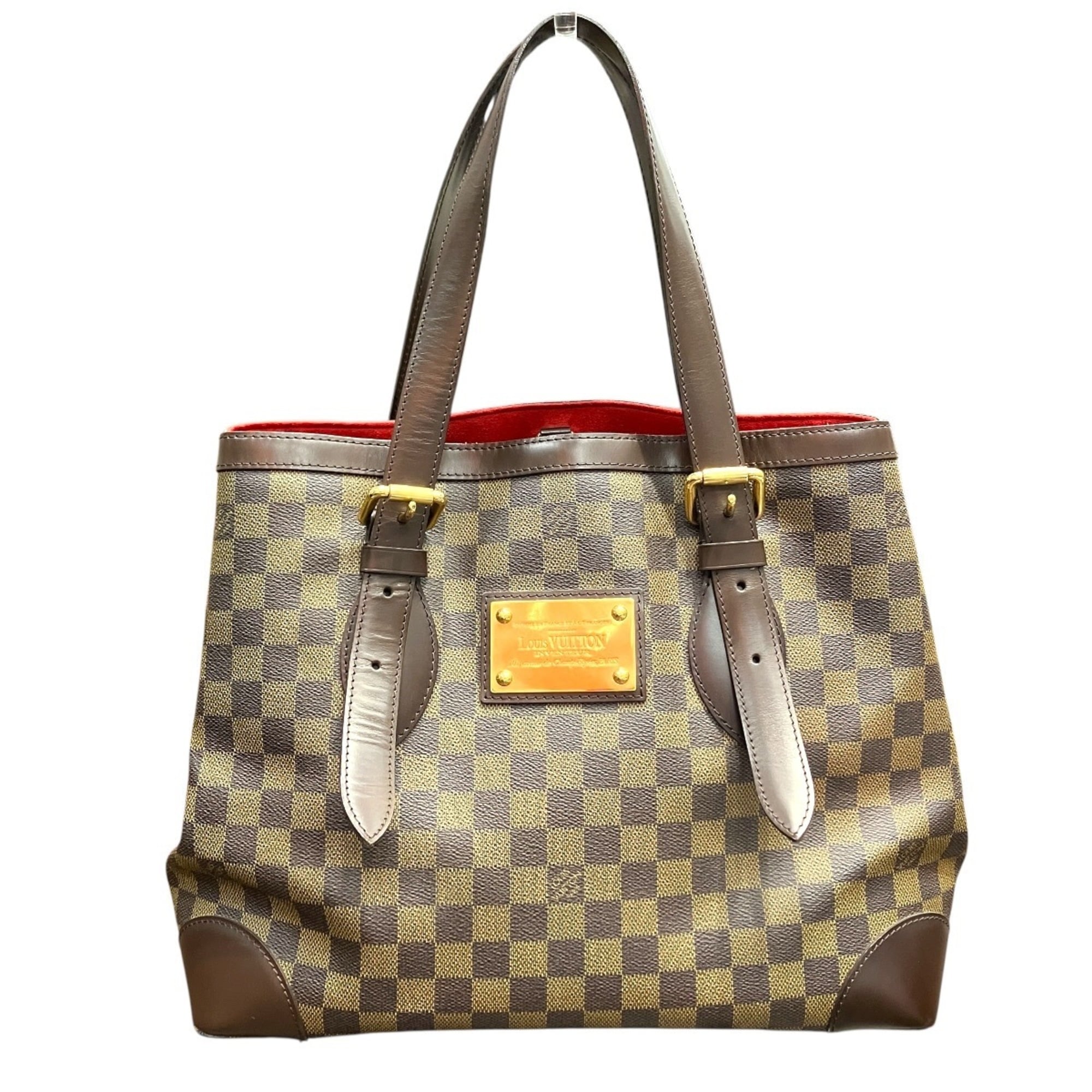Louis Vuitton Damier Canvas Damier Canvas Leather Shoulder Bag (Pre-Owned)