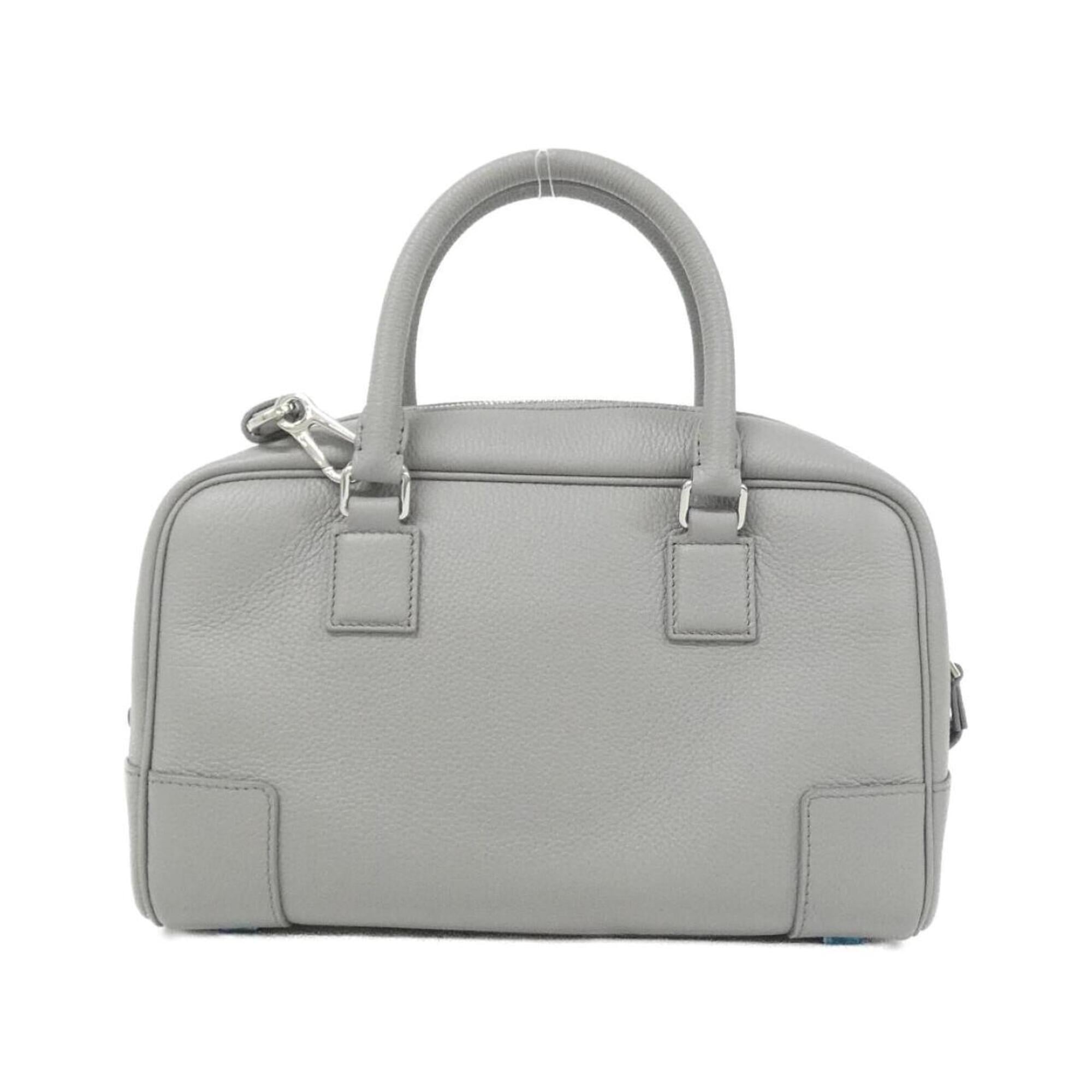Loewe Gray Leather Handbag (Pre-Owned)