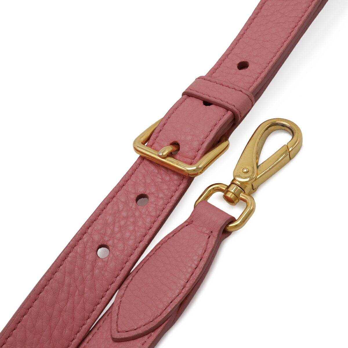 Prada Pink Leather Handbag Shoulder Bag (Pre-Owned)