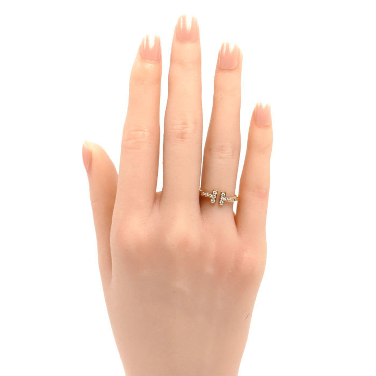 Tiffany Pink Gold (18K) Band Ring (Pre-Owned)