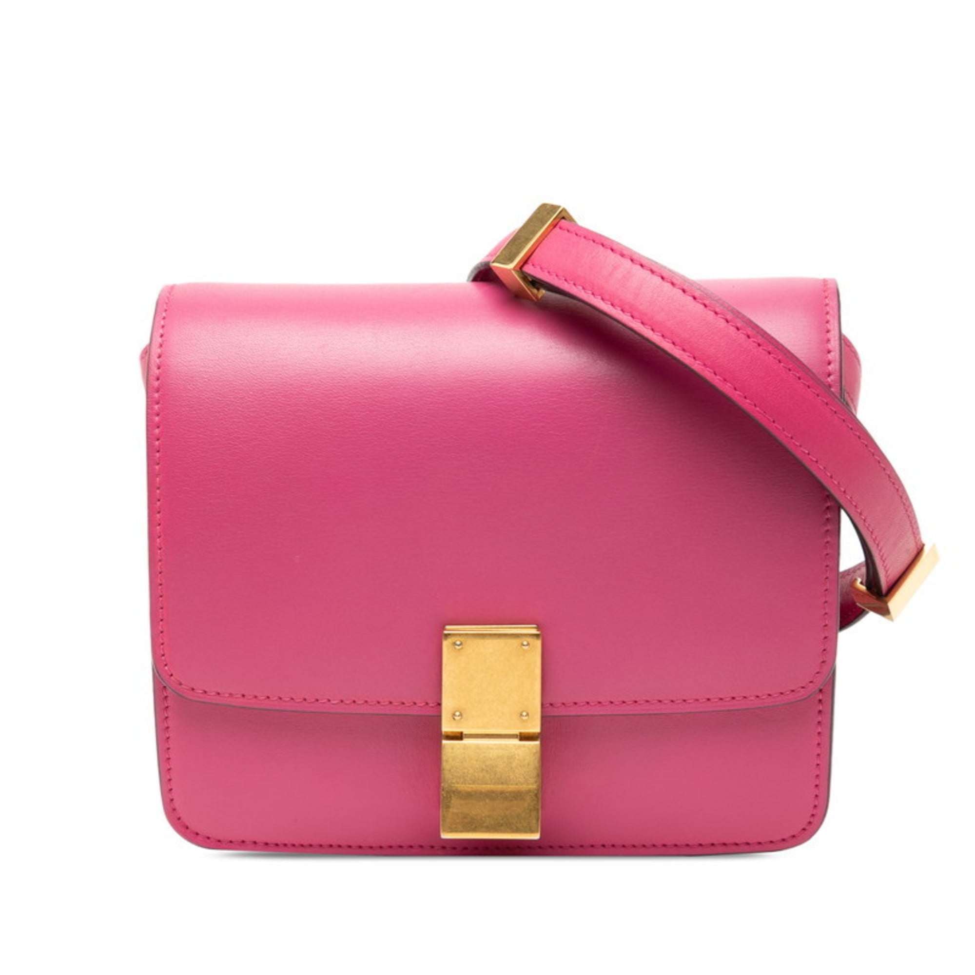Celine Pink Leather Shoulder Bag (Pre-Owned)