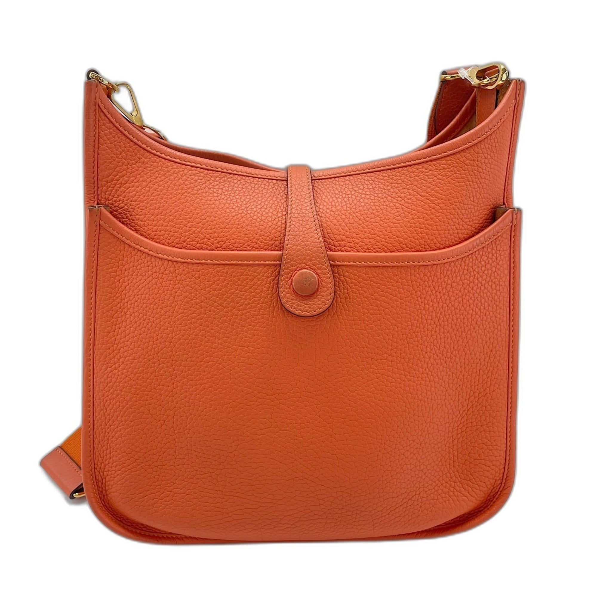 Hermes Evelyne Orange Shoulder Bag (Pre-Owned)