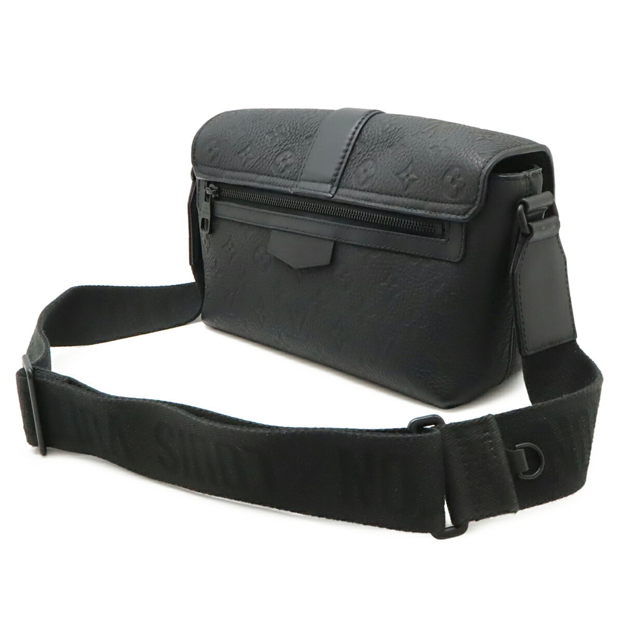 Louis Vuitton Taurillon Black Noir Leather Shoulder Bag (Pre-Owned)