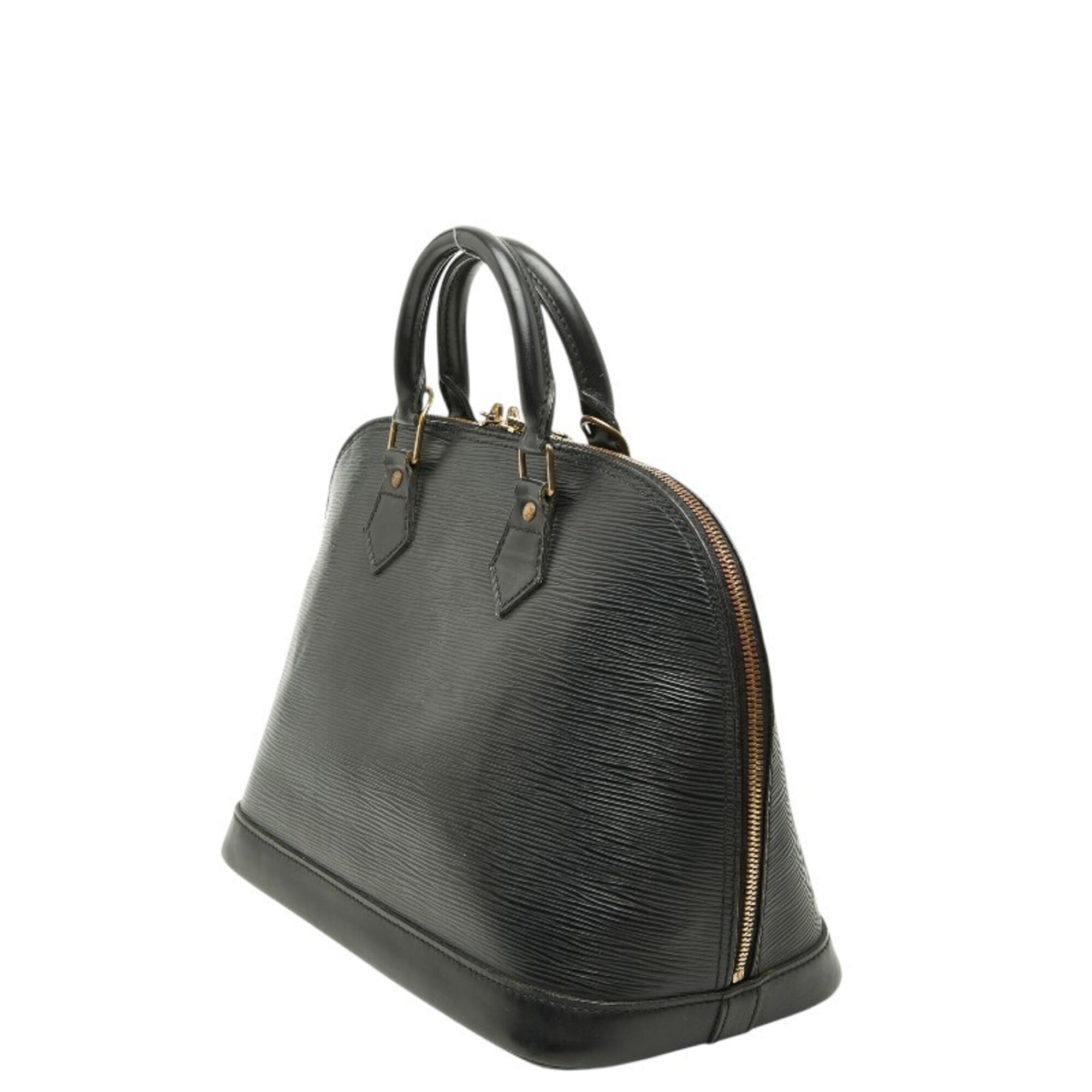 Louis Vuitton Black Noir Leather Handbag Shoulder Bag (Pre-Owned)