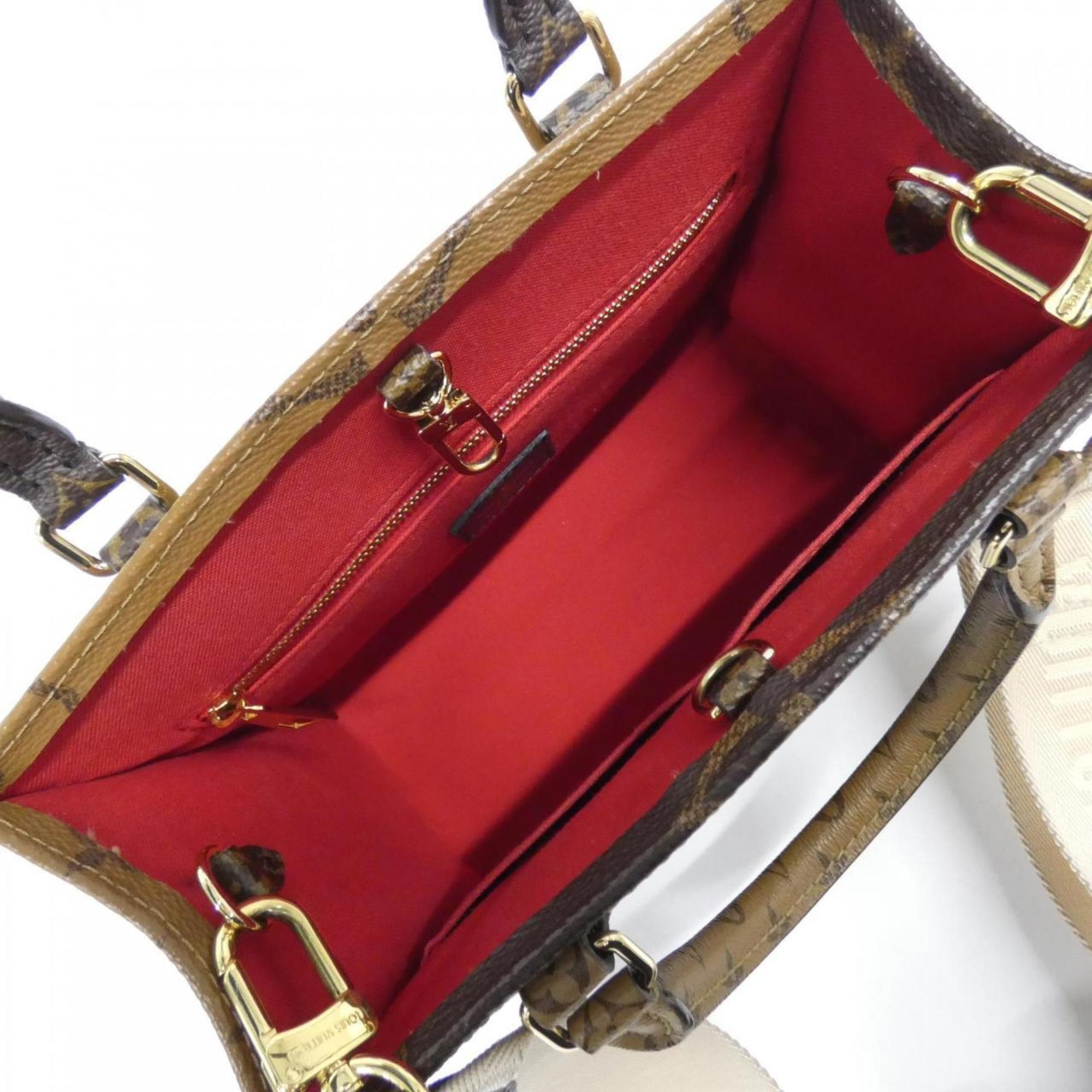 Louis Vuitton Brown Coated Canvas Handbag (Pre-Owned)