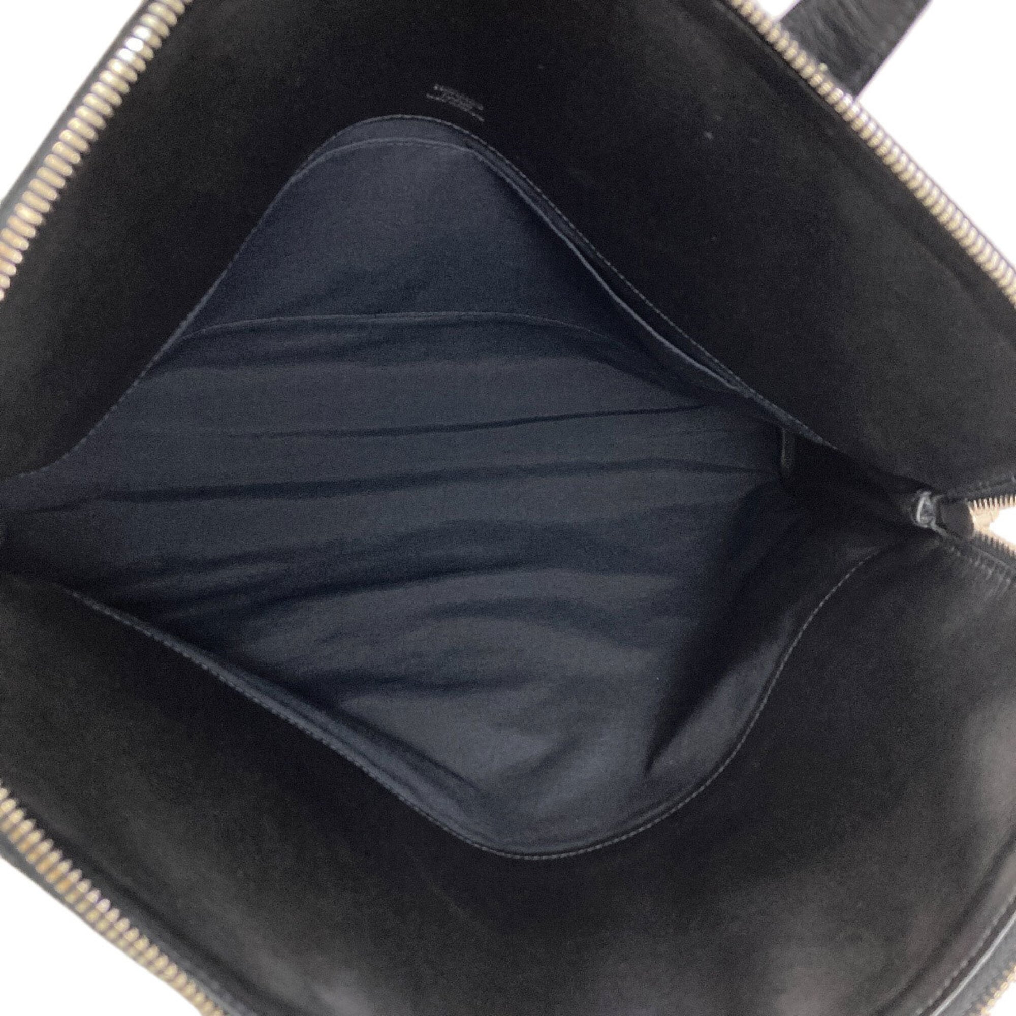 Hermes Black Toile H Tote Bag (Pre-Owned)