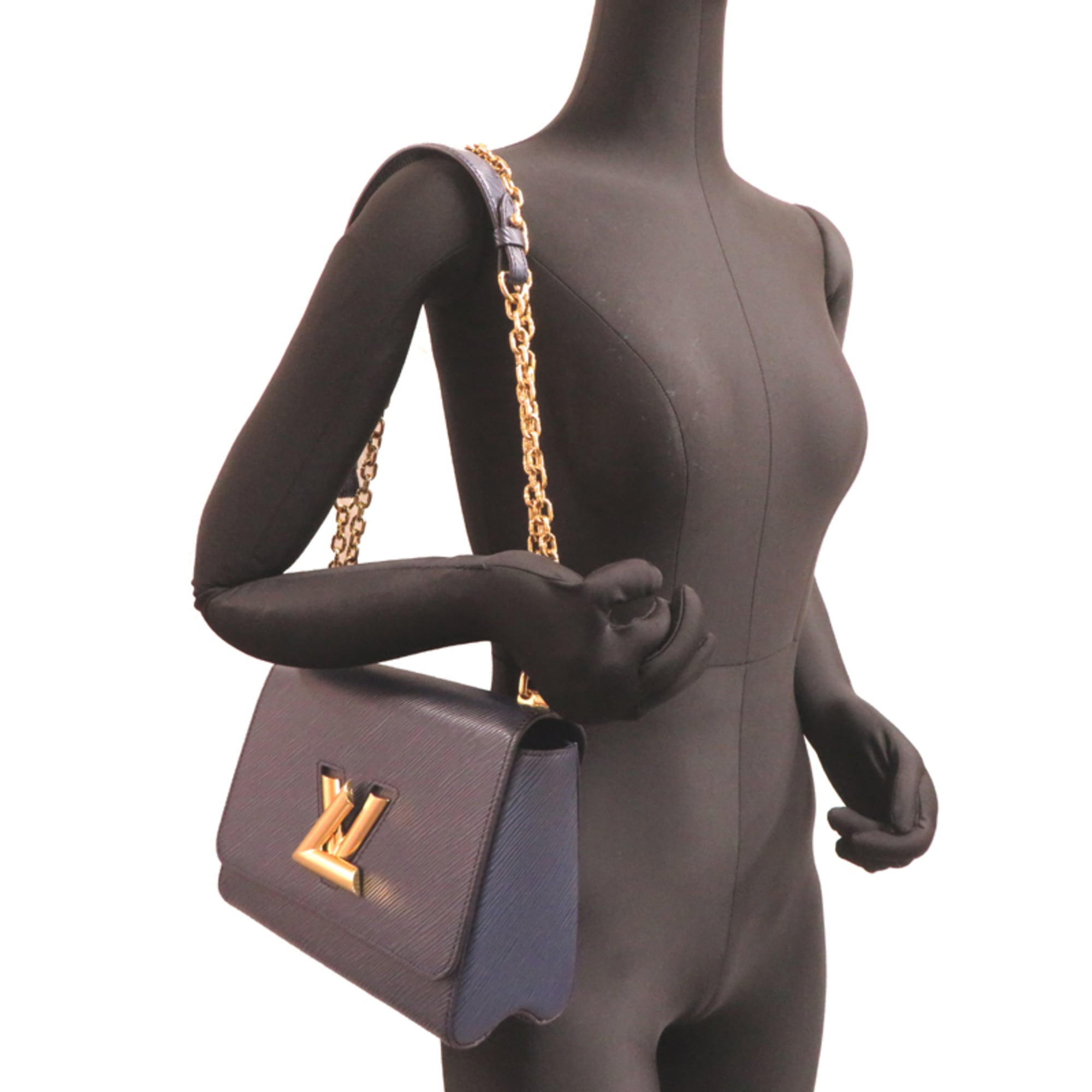 Louis Vuitton Navy Epi Leather Shoulder Bag (Pre-Owned)