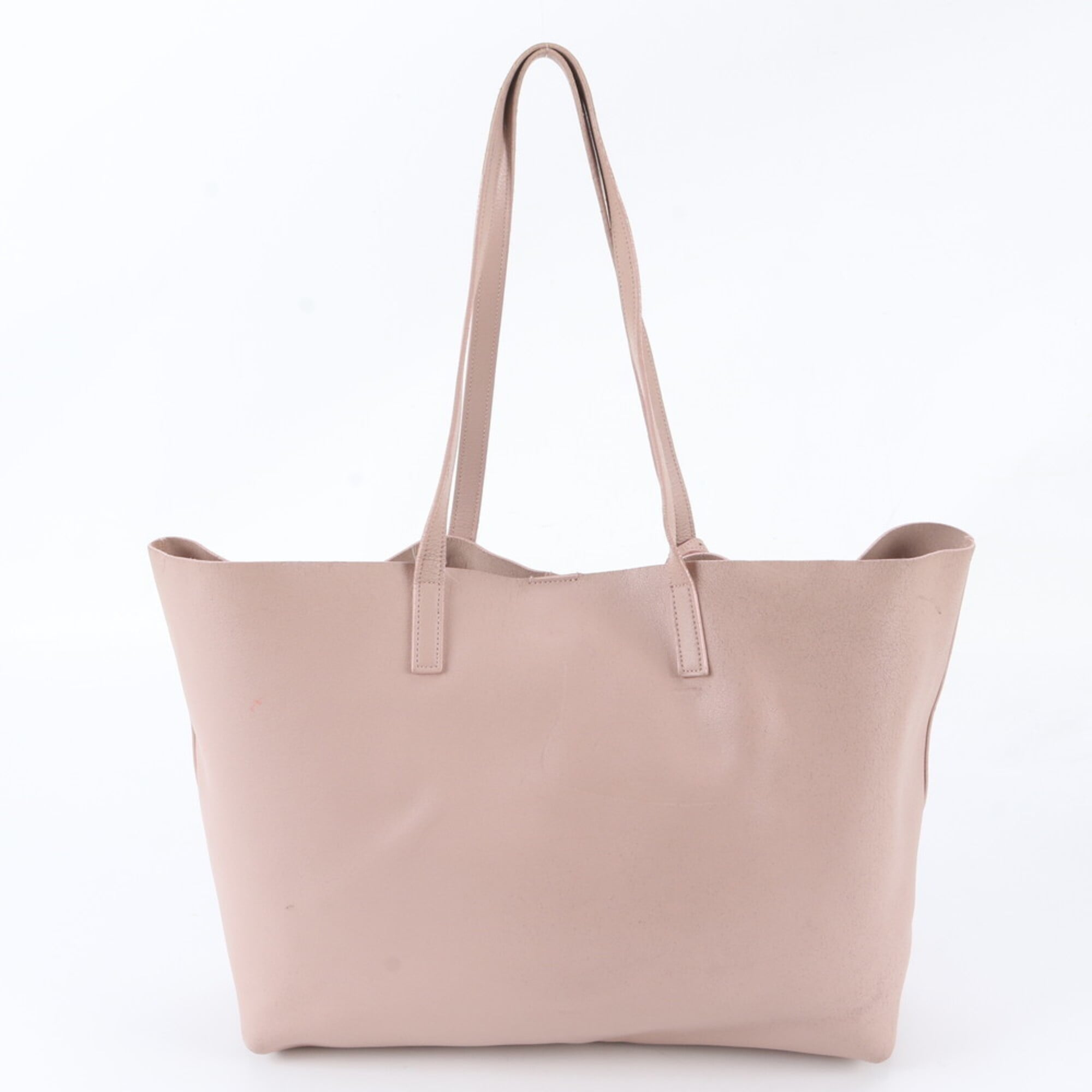 Saint Laurent Pink Leather Handbag Pouch Shoulder Bag Tote Bag (Pre-Owned)
