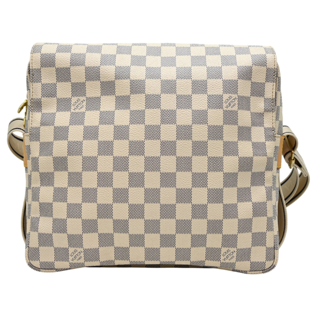 Louis Vuitton White Damier Azur Shoulder Bag (Pre-Owned)