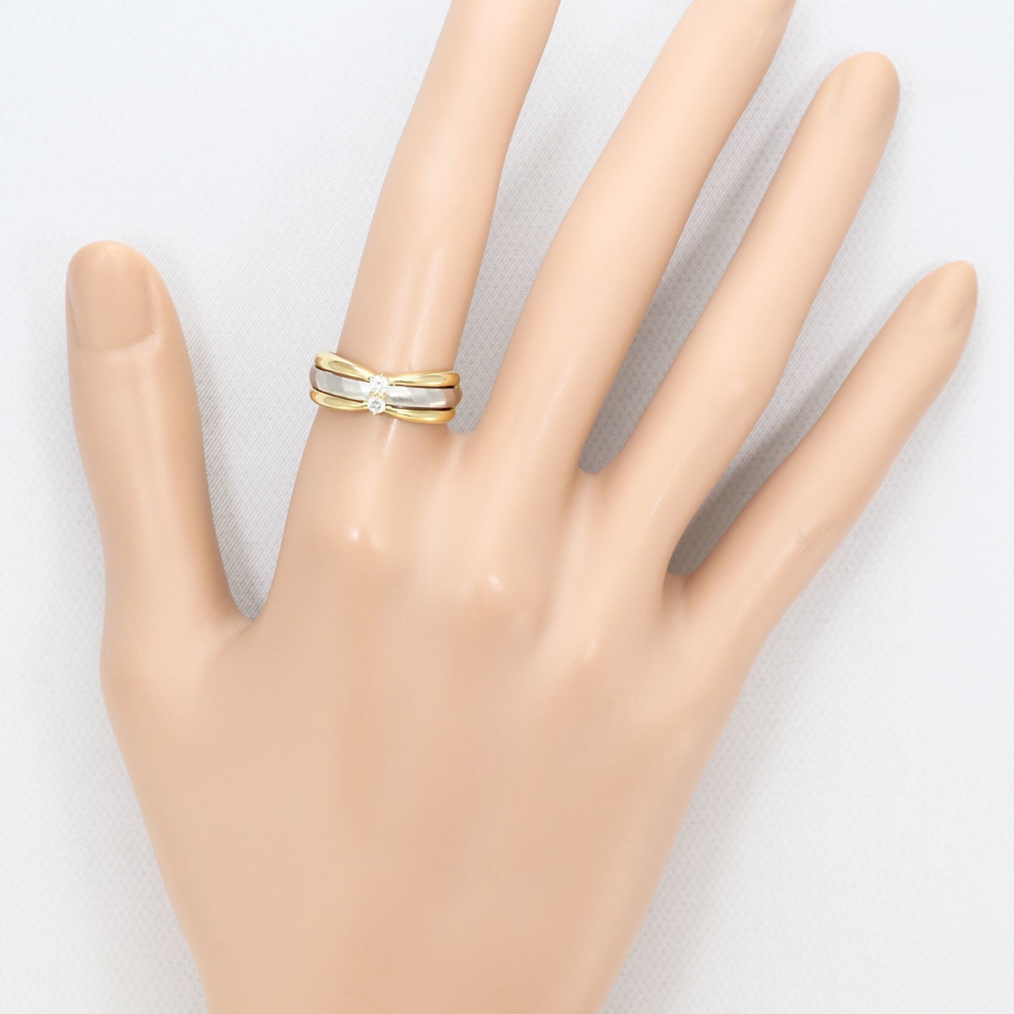 Unbranded Platinum Yellow Yellow Gold (18K) Platinum 900 Band Ring (Pre-Owned)