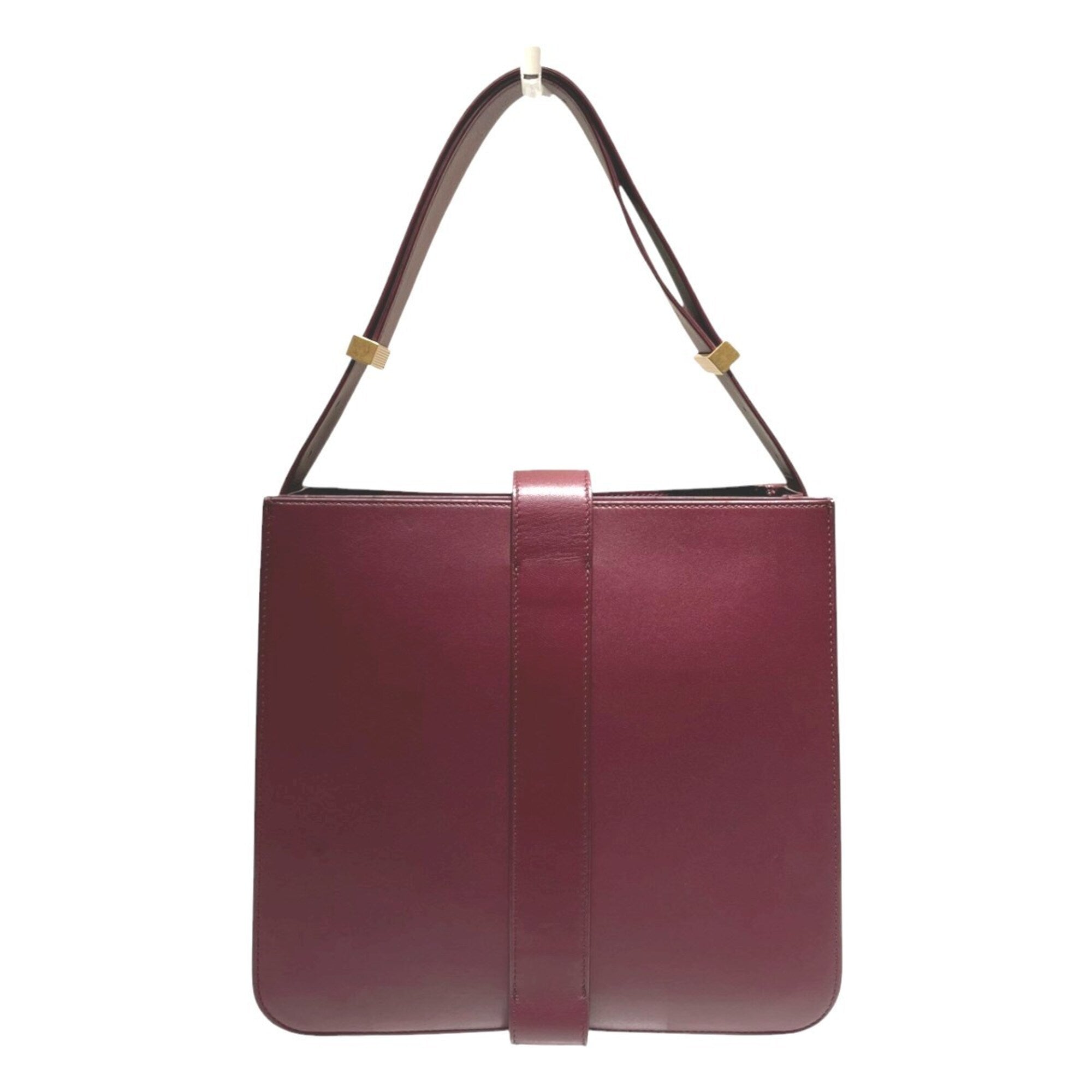 Bottega Veneta Bordeaux Leather Tote Bag (Pre-Owned)