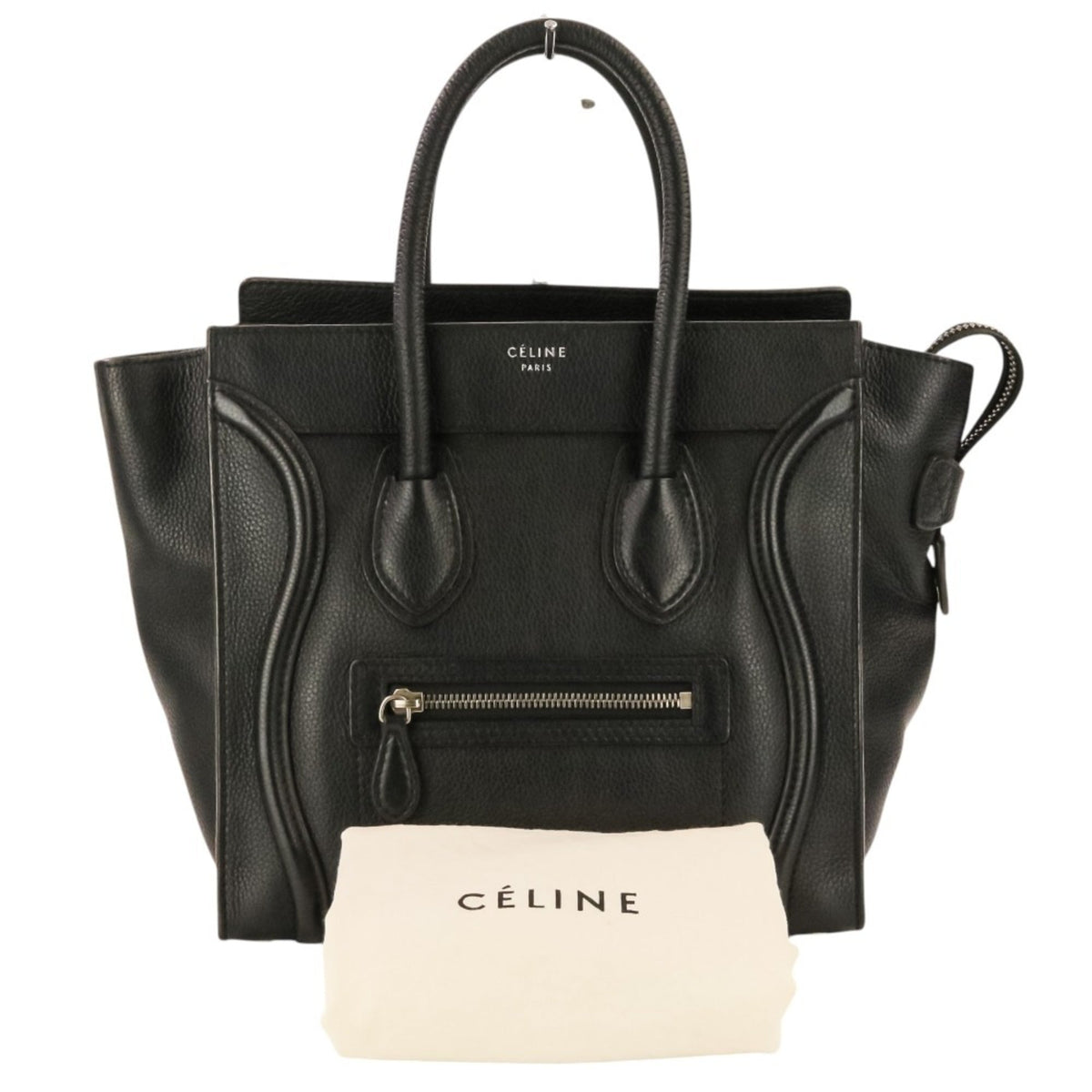 Celine Black Leather Tote Bag (Pre-Owned)