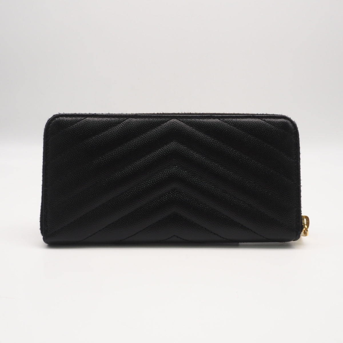 Saint Laurent Black Long Wallet (Bi-Fold) (Pre-Owned)