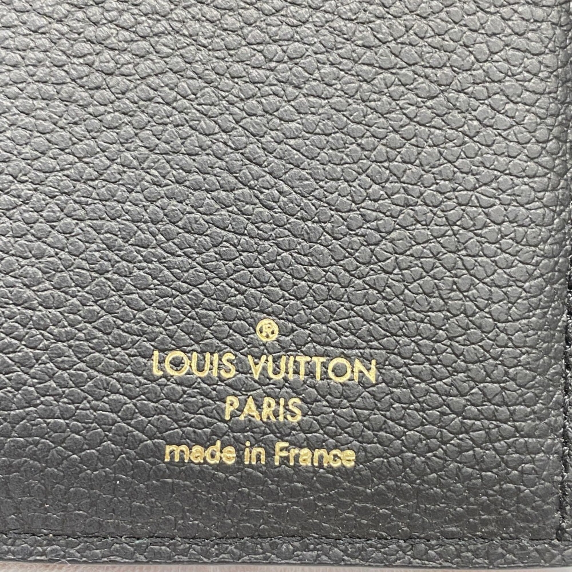 Louis Vuitton Beige Black Wallet (Tri-Fold) (Pre-Owned)