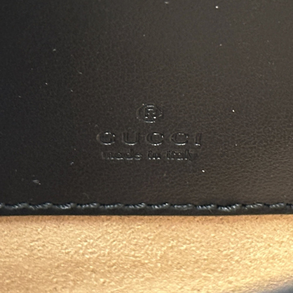 Gucci Black Leather Handbag Shoulder Bag (Pre-Owned)