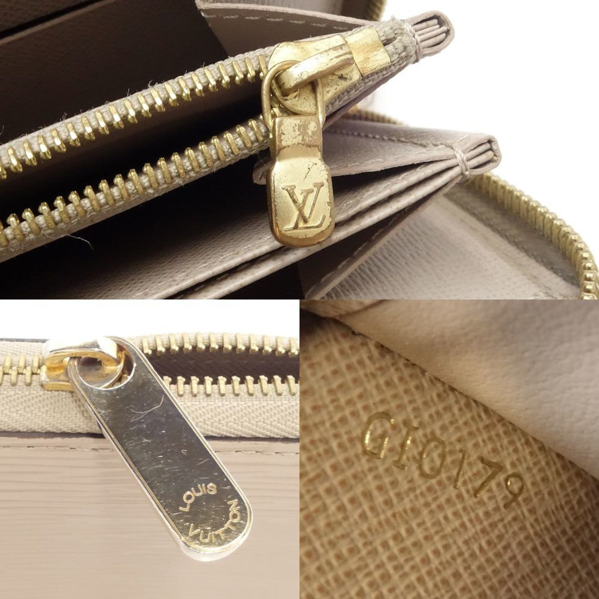 Louis Vuitton Galle Leather Long Wallet (Bi-Fold) (Pre-Owned)