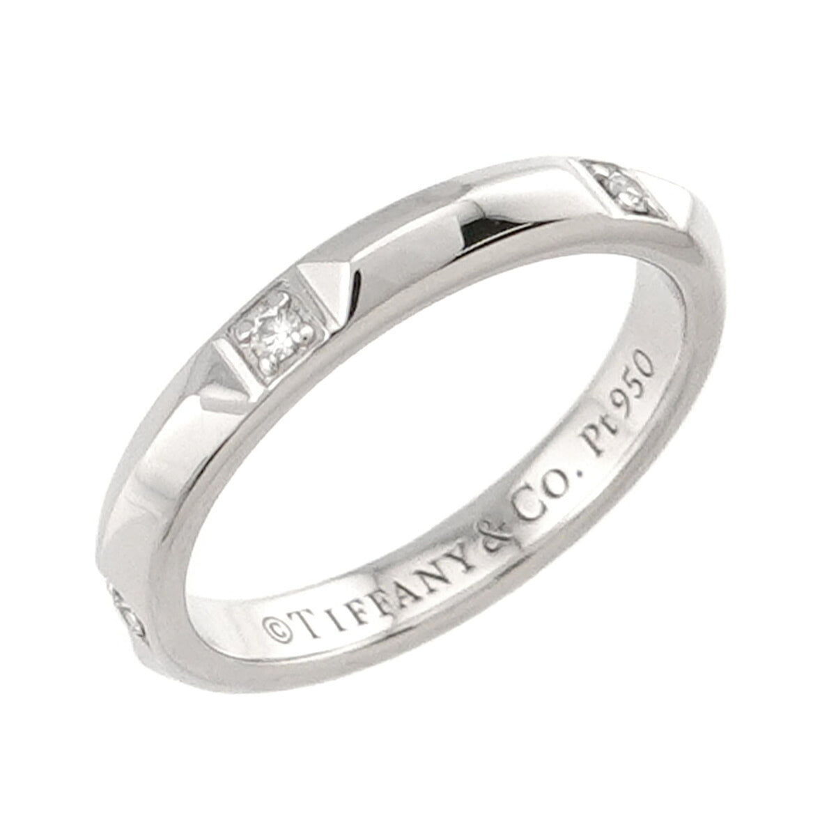 Tiffany Platinum 950 Band Ring (Pre-Owned)