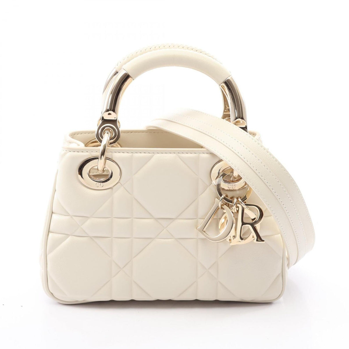 Christian Dior White Leather Handbag (Pre-Owned)