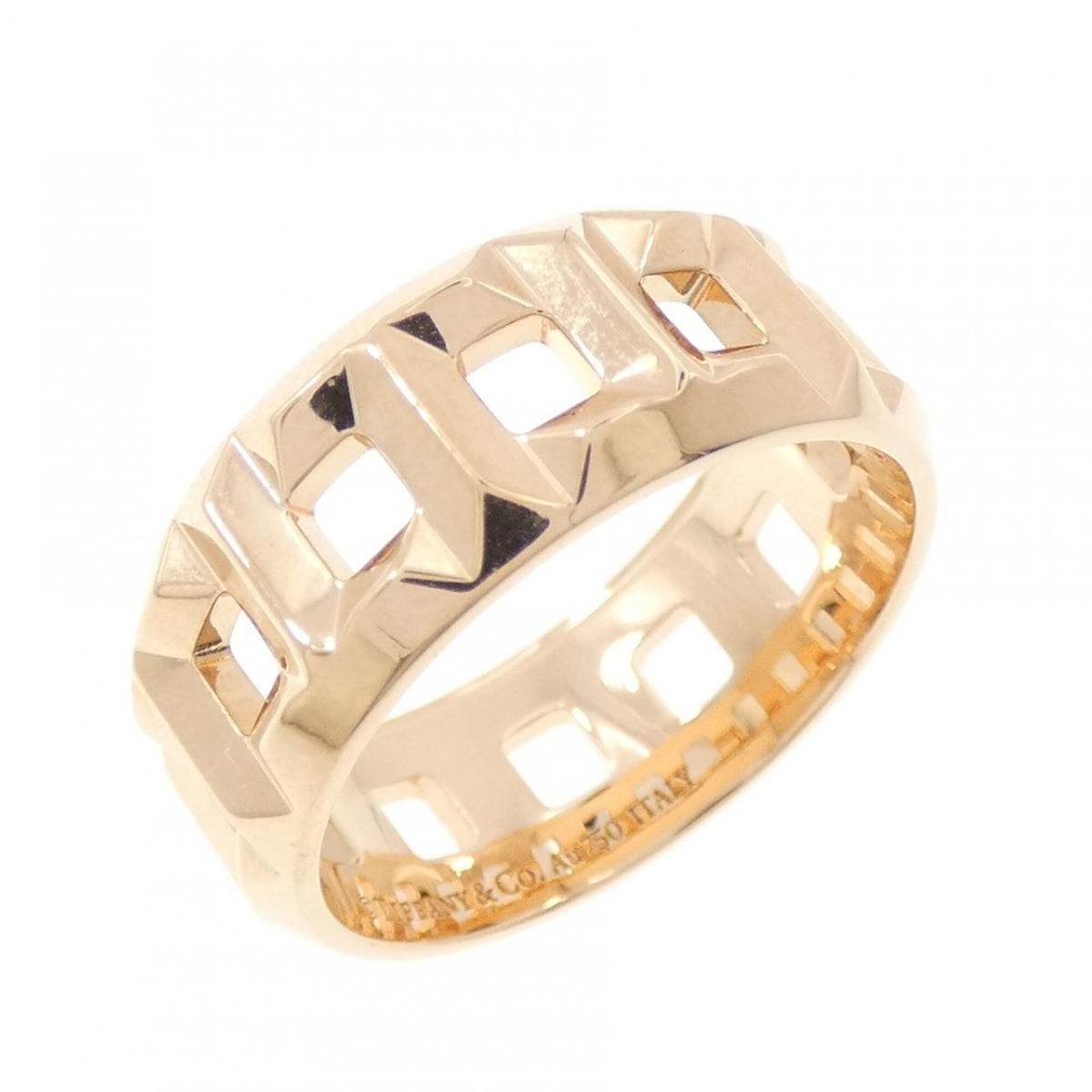 Tiffany Pink Gold (18K) Band Ring (Pre-Owned)
