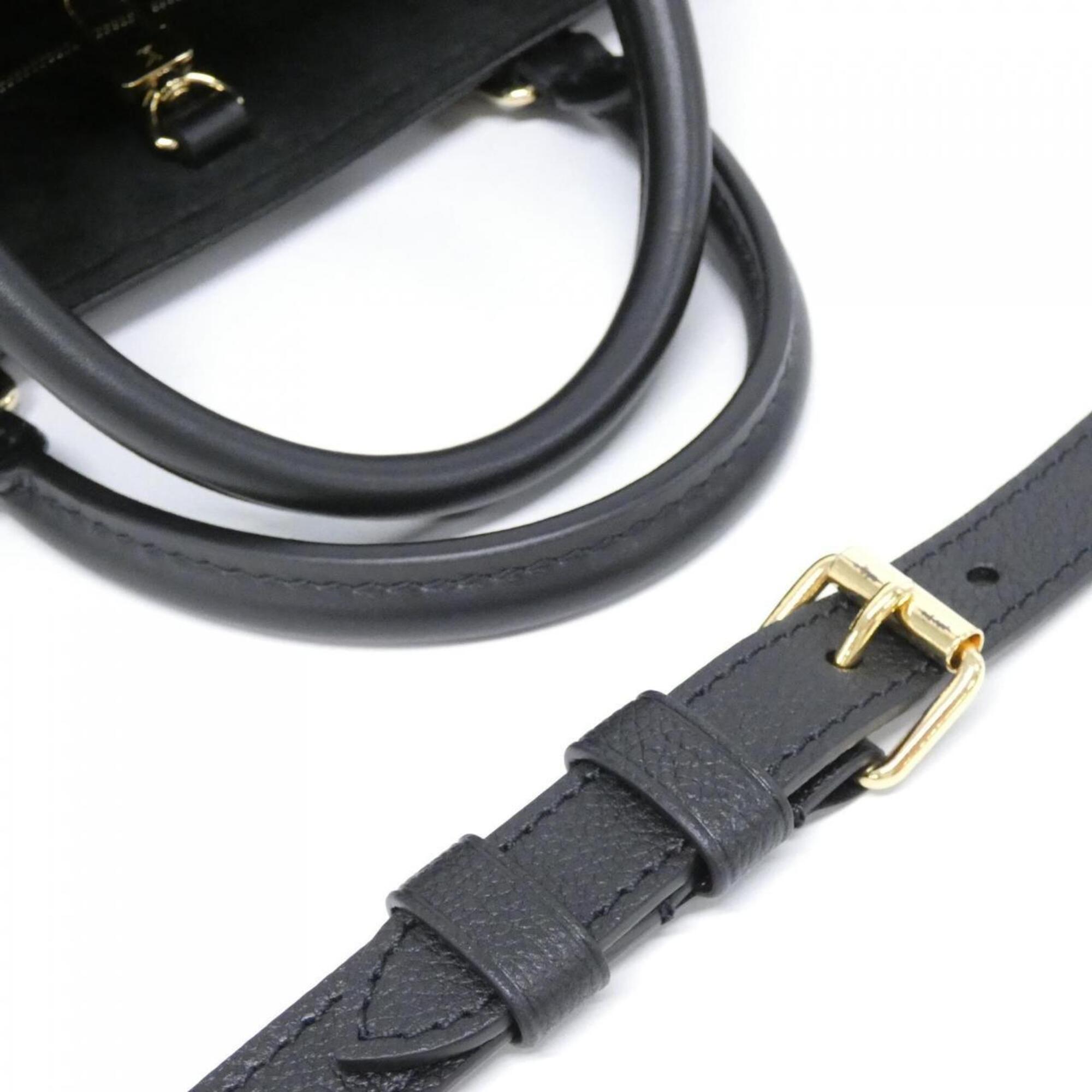 Louis Vuitton Monogram Empreinte Black Leather Handbag (Pre-Owned)