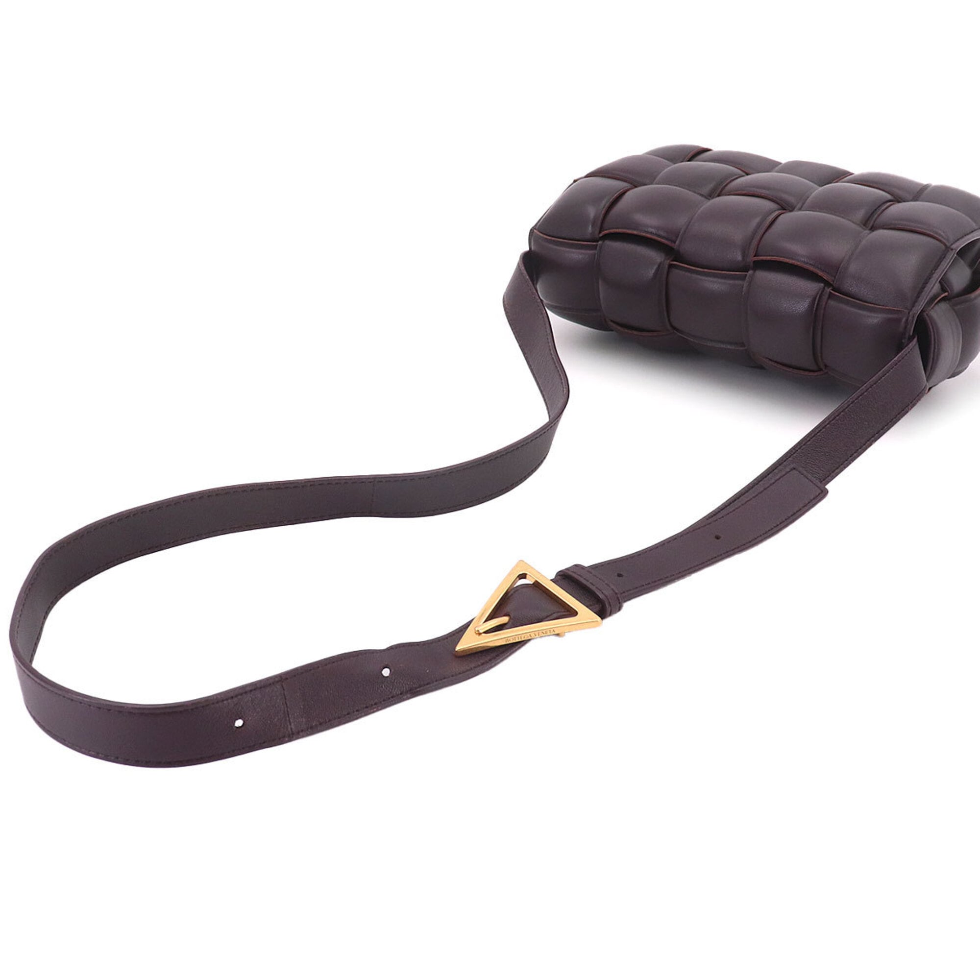 Bottega Veneta Purple Intrecciato Handbag Shoulder Bag (Pre-Owned)
