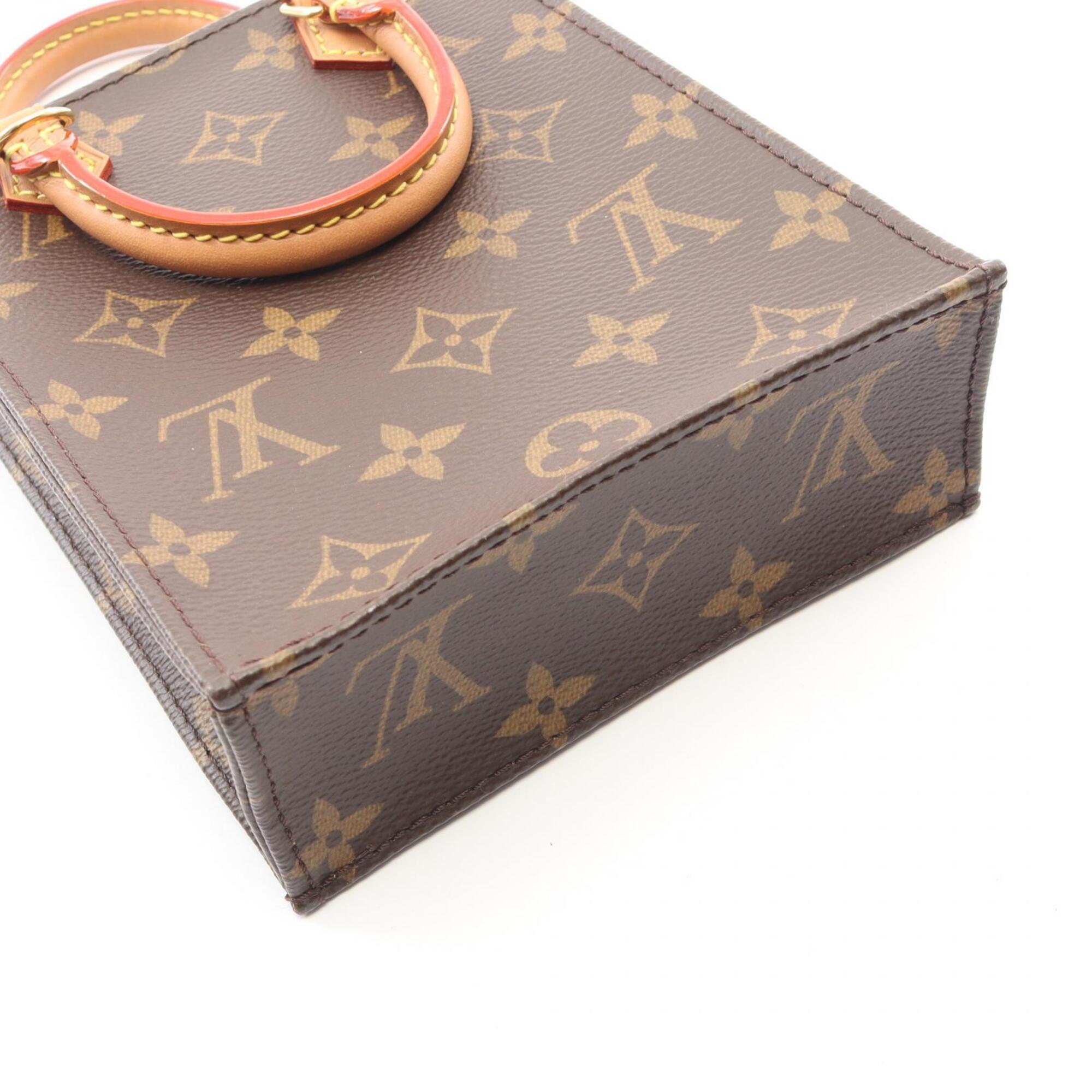 Louis Vuitton Brown Coated Canvas Leather Handbag (Pre-Owned)
