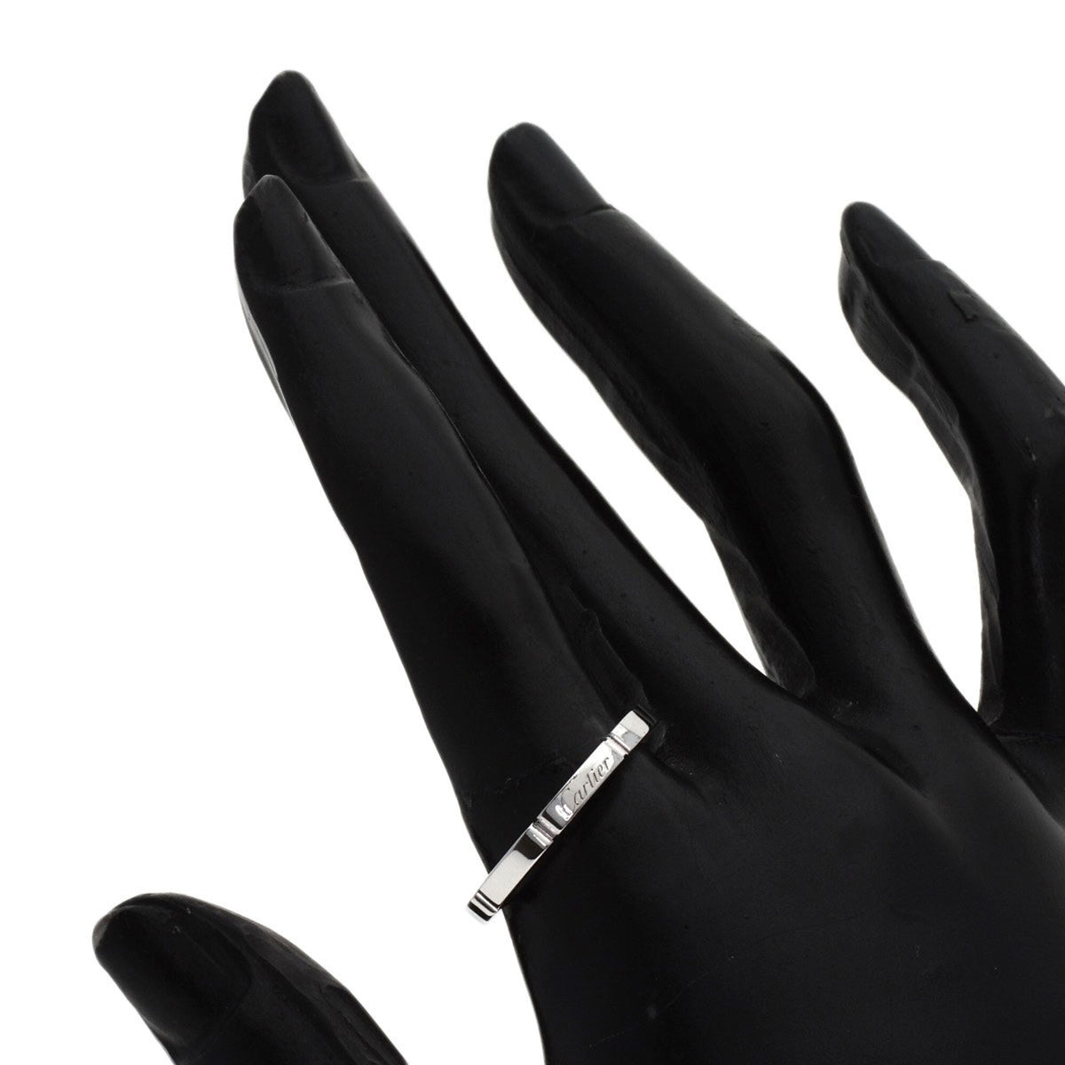 Cartier White Gold White Gold (18K) Band Ring (Pre-Owned)