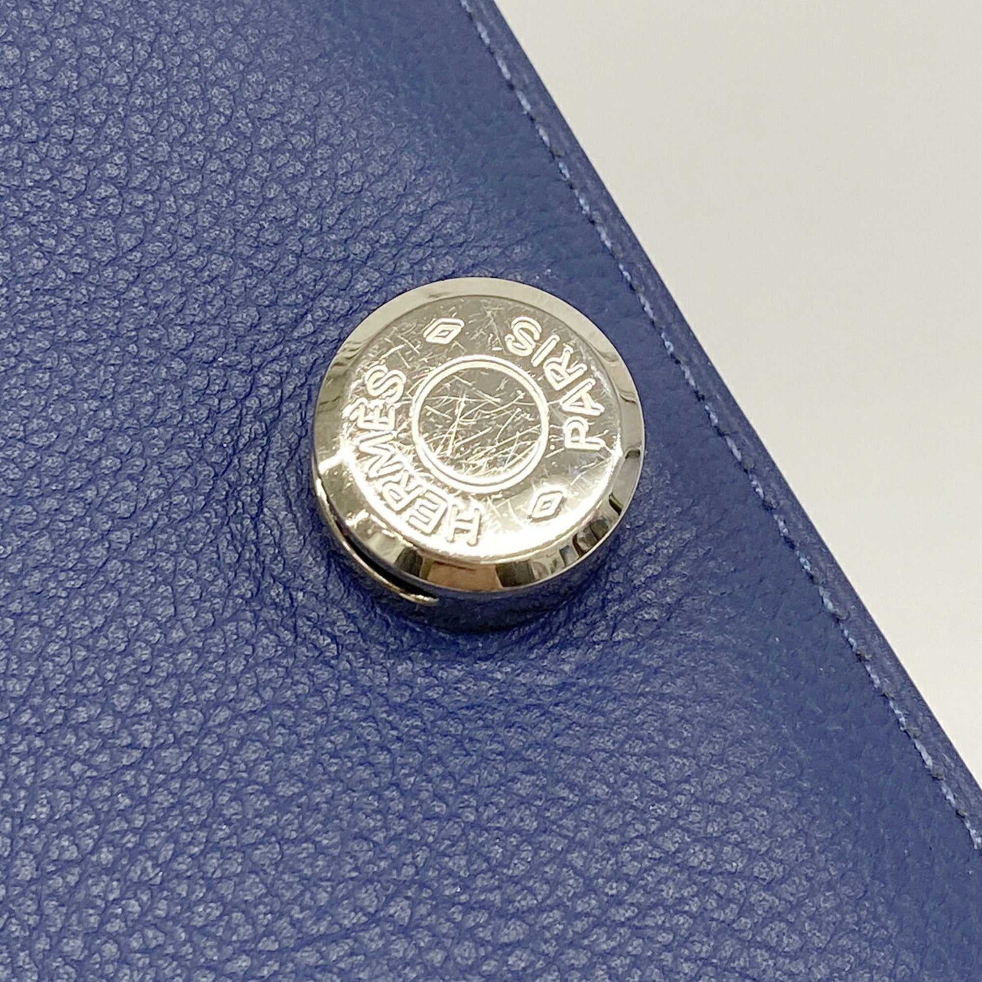 Hermes Blue Coin Purse/Coin Case (Pre-Owned)