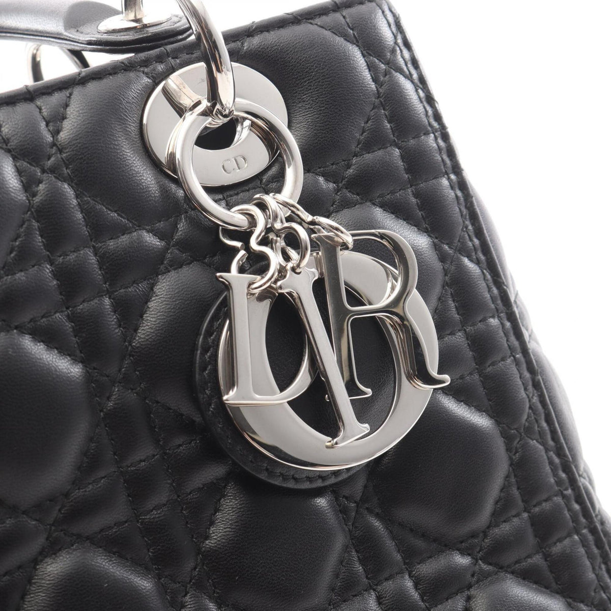 Christian Dior Black Leather Handbag (Pre-Owned)