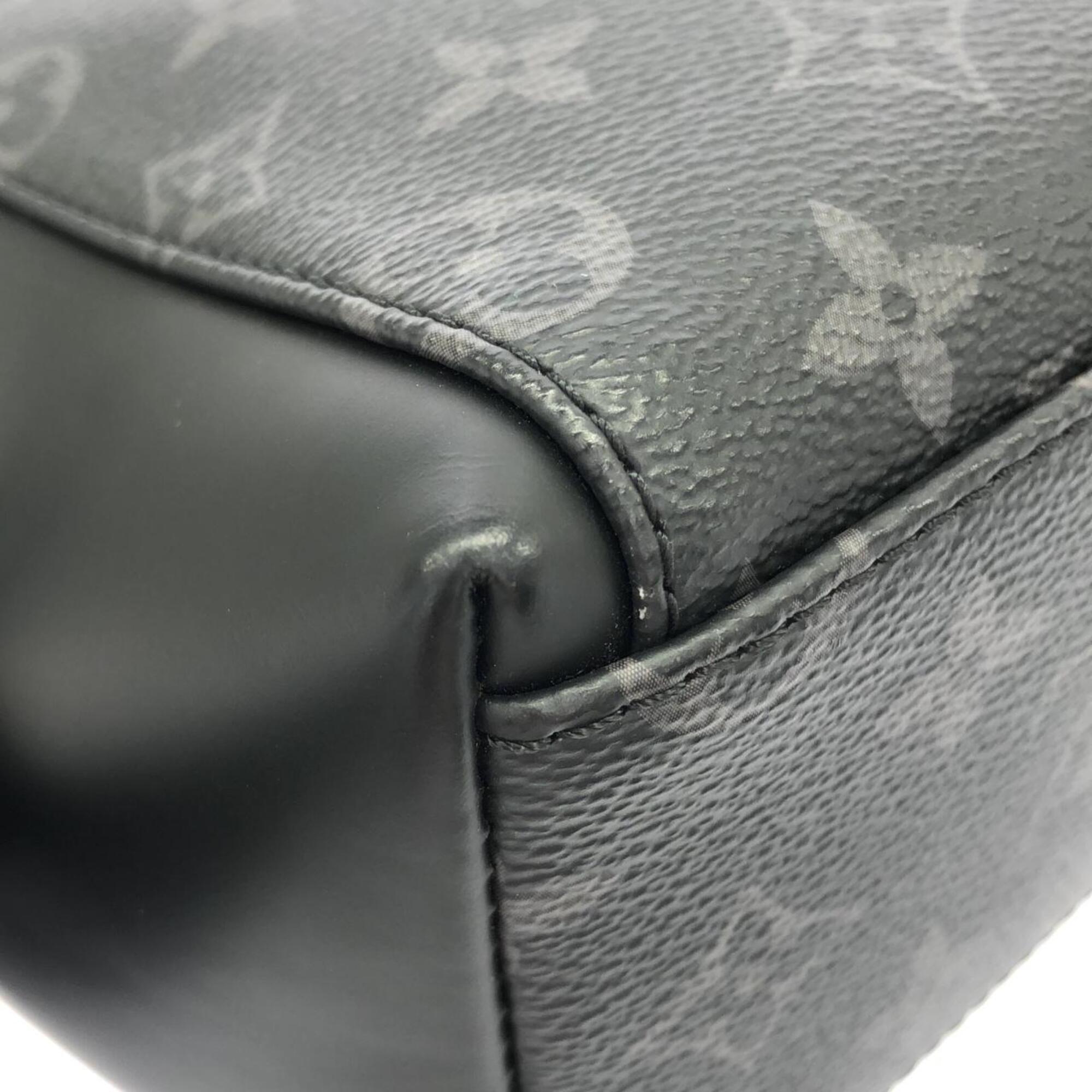 Louis Vuitton Black Coated Canvas Shoulder Bag (Pre-Owned)