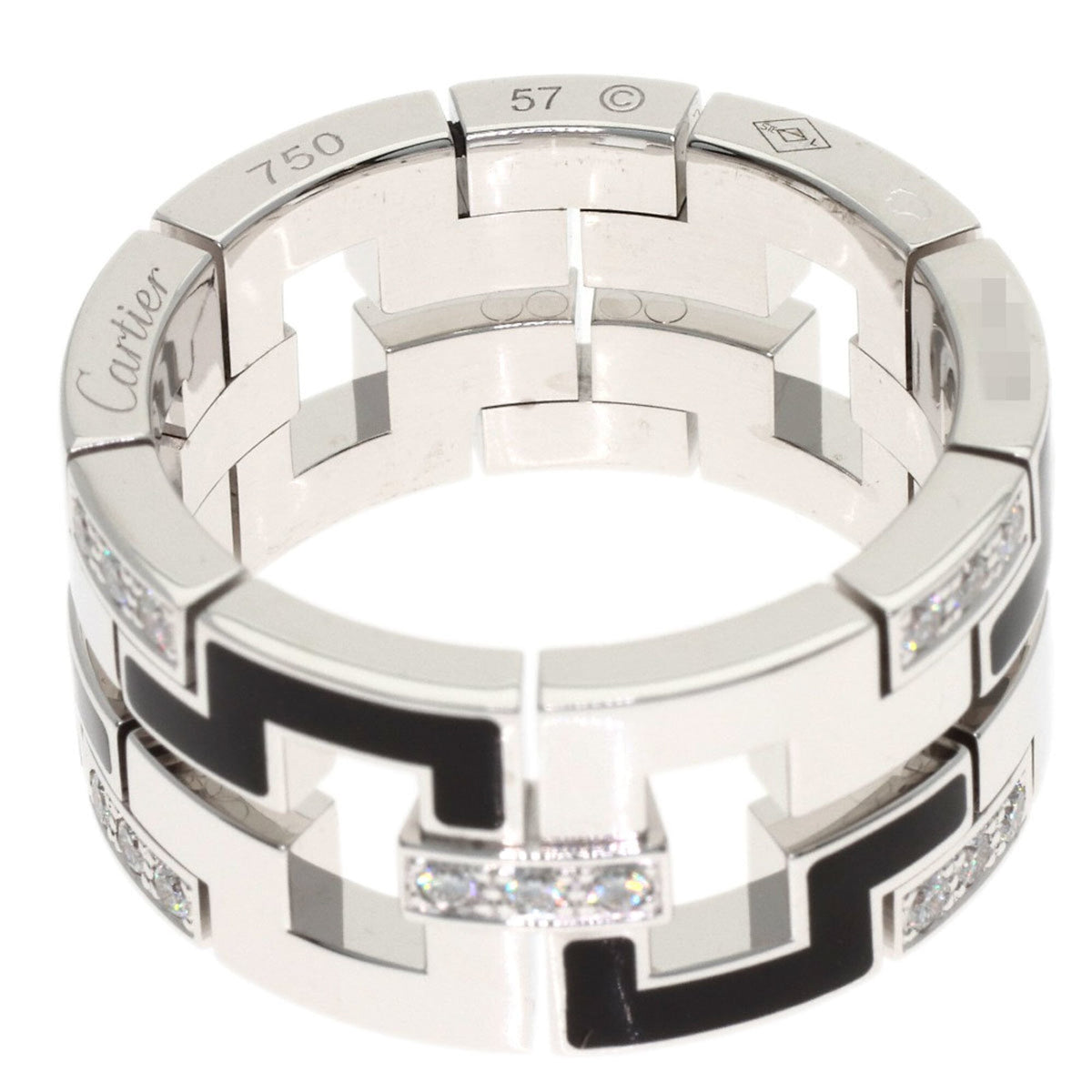 Cartier White Gold White Gold (18K) Band Ring (Pre-Owned)